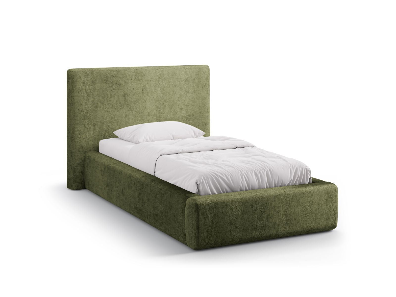 Asti Bett mit Stauraum mit Kopfteil 90cm in Green-Perfect Harmony präsentiert im Onlineshop von KAQTU Design AG. Bett ist von Cosmopolitan Design