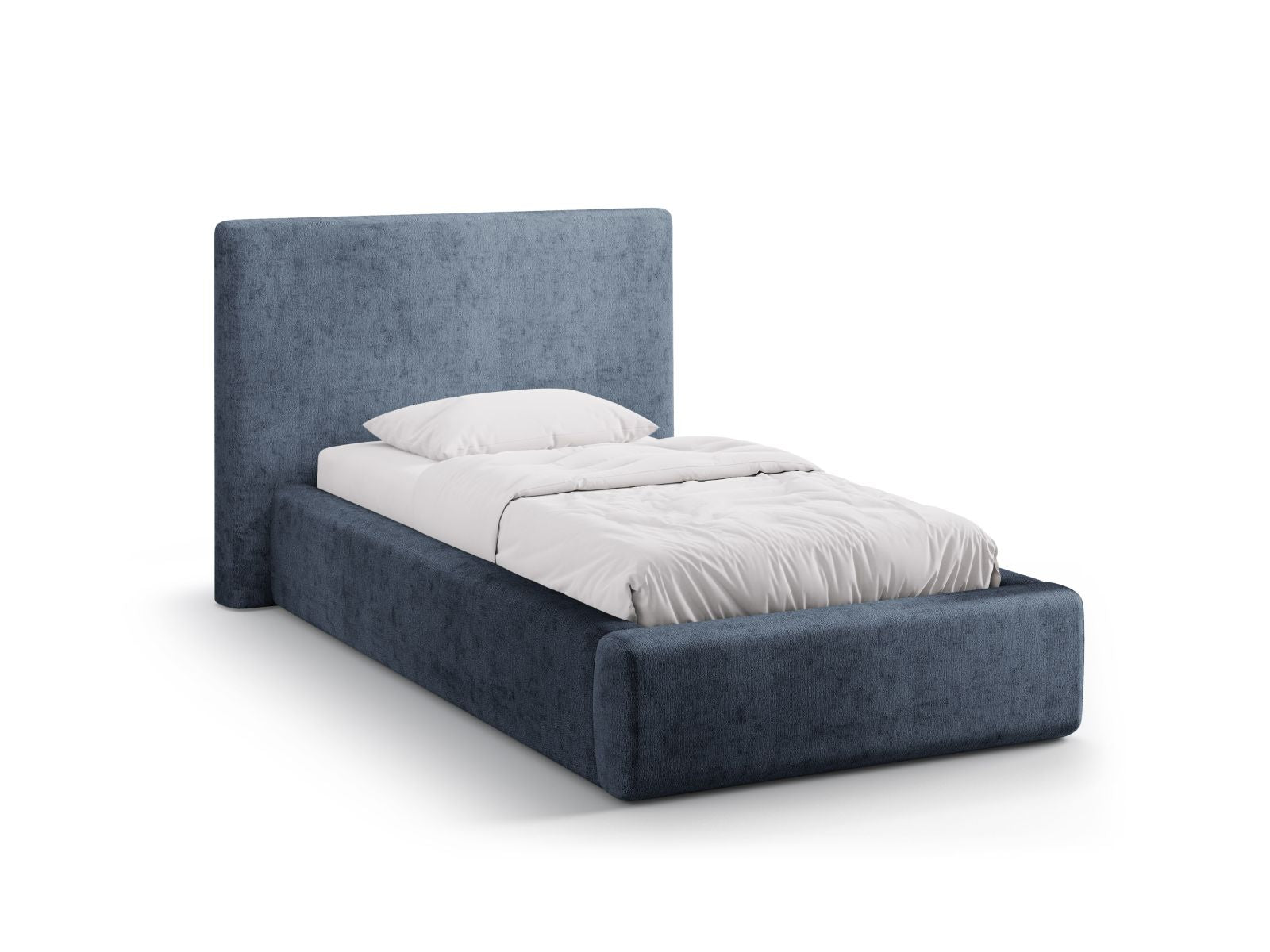 Asti Bett mit Stauraum mit Kopfteil 90cm in Dark Blue-Perfect Harmony präsentiert im Onlineshop von KAQTU Design AG. Bett ist von Cosmopolitan Design