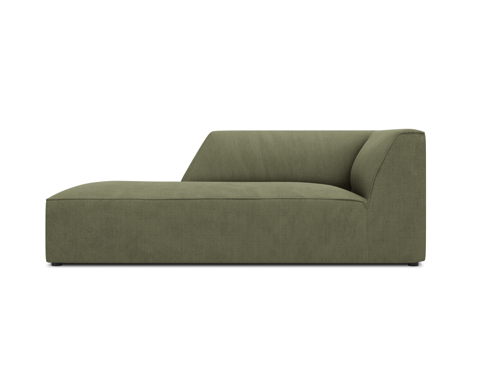 Oslo Chaise Longue links 1 Sitzer in Green präsentiert im Onlineshop von KAQTU Design AG. Modulares Sofa ist von Cosmopolitan Design