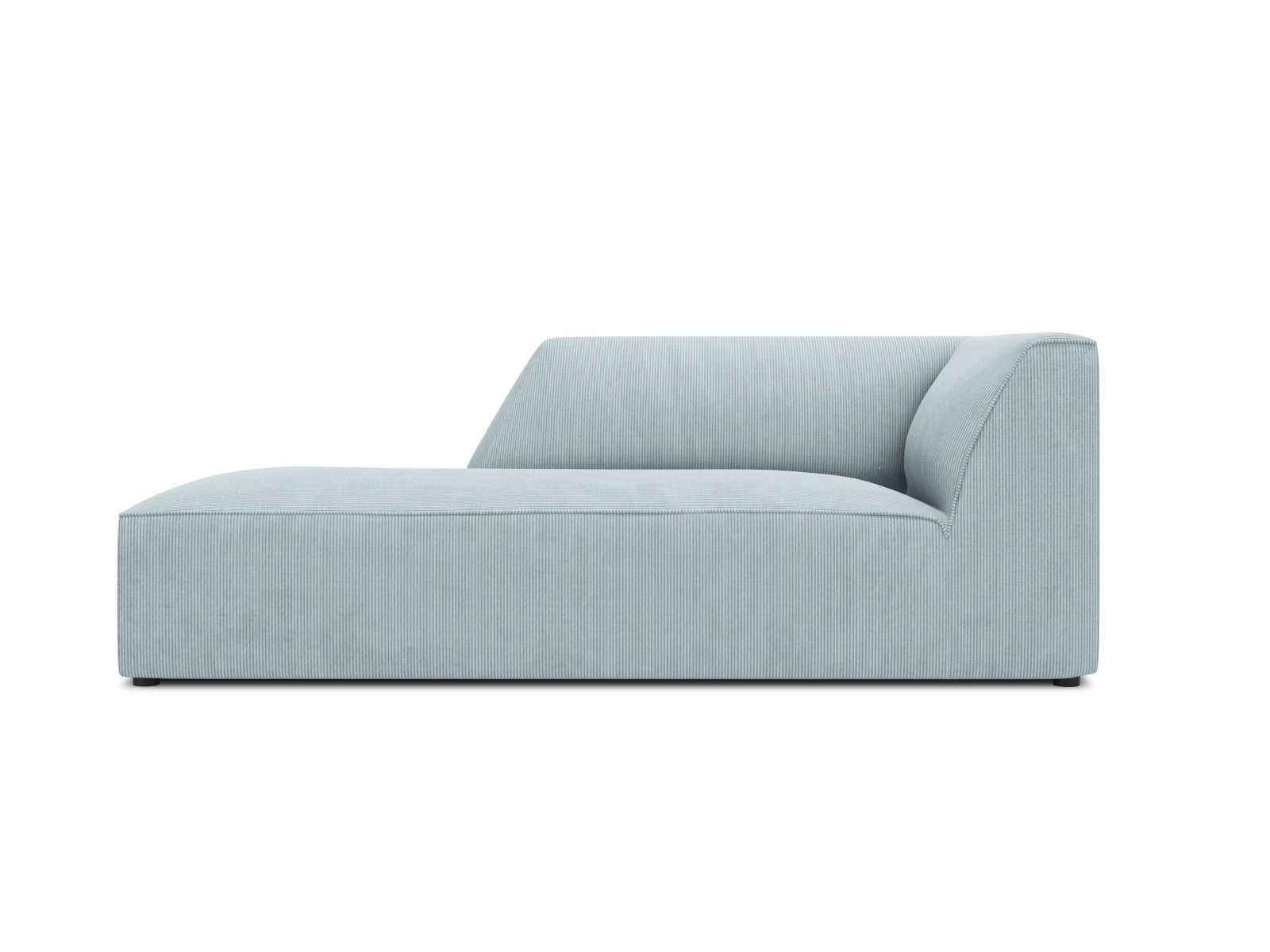 Oslo Chaise Longue links 1 Sitzer in Light Blue präsentiert im Onlineshop von KAQTU Design AG. Modulares Sofa ist von Cosmopolitan Design