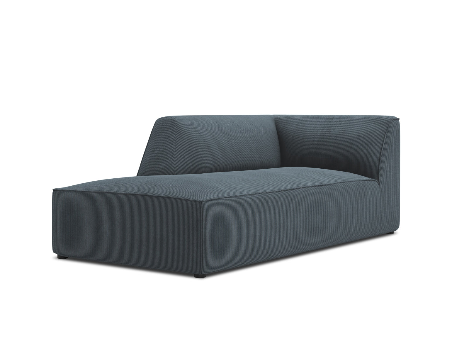 Oslo Chaise Longue links 1 Sitzer in Blue präsentiert im Onlineshop von KAQTU Design AG. Modulares Sofa ist von Cosmopolitan Design
