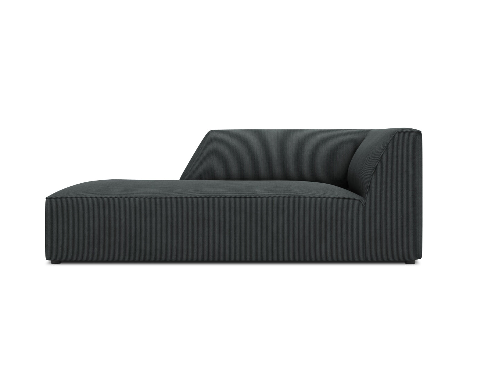 Oslo Chaise Longue links 1 Sitzer in Black präsentiert im Onlineshop von KAQTU Design AG. Modulares Sofa ist von Cosmopolitan Design