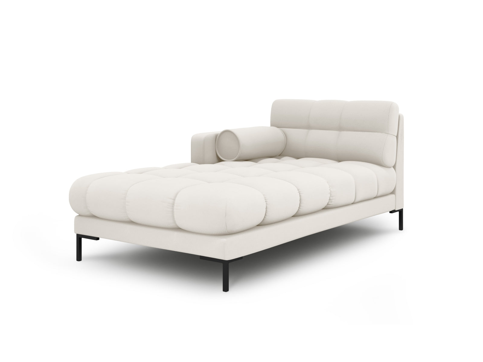 1-Sitzer Chaise Longue links Bali in Light Beige-Neve präsentiert im Onlineshop von KAQTU Design AG. Modulares Sofa ist von Cosmopolitan Design