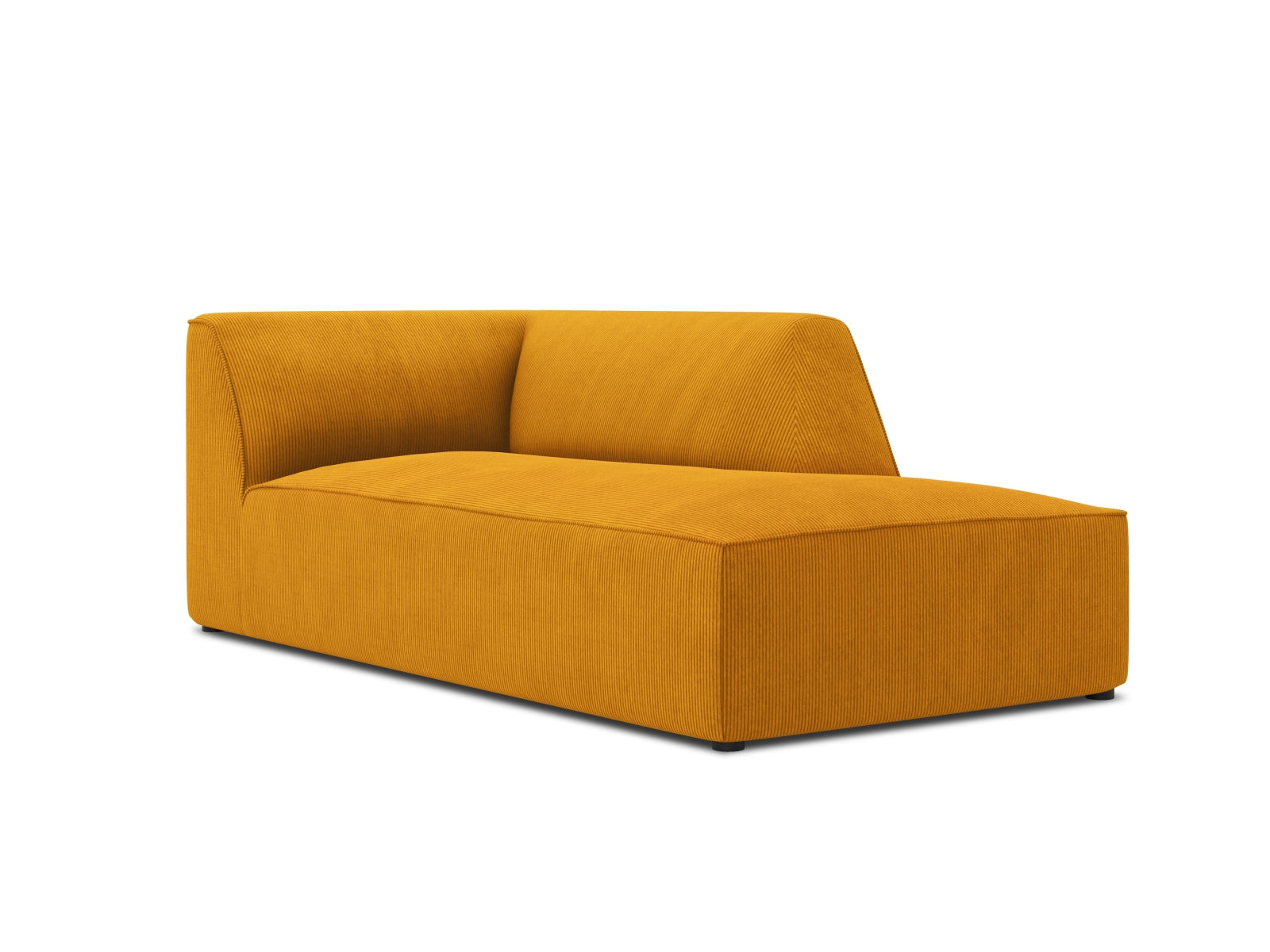Oslo Chaise Longue rechts 1 Sitzer in Yellow präsentiert im Onlineshop von KAQTU Design AG. Modulares Sofa ist von Cosmopolitan Design