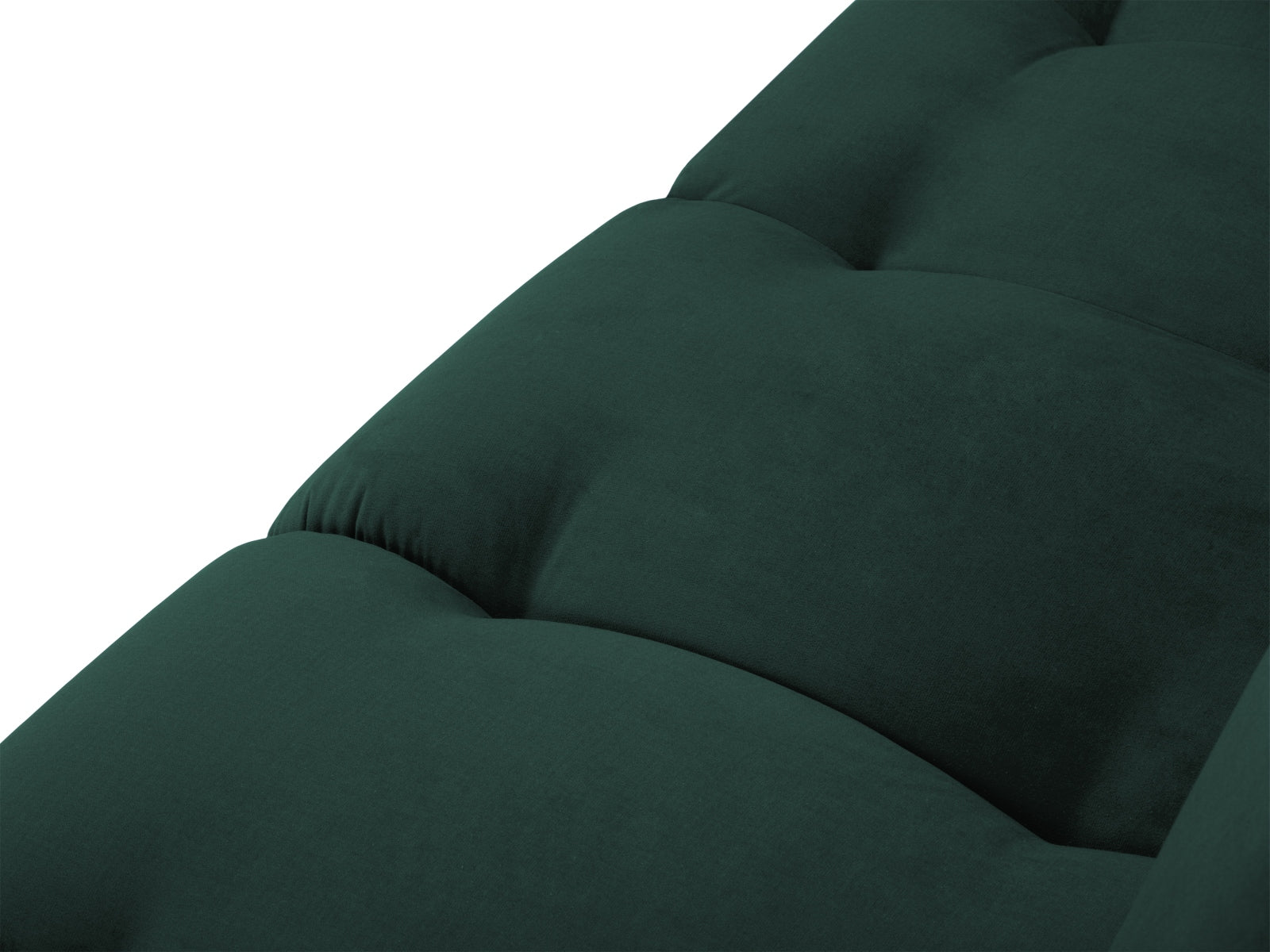 Erleben Sie luxuriösen Komfort mit der Hastings Velour Chaise Longue rechts 2 Sitzer von Cosmopolitan Design – perfekt für Ihr elegantes Zuhause.