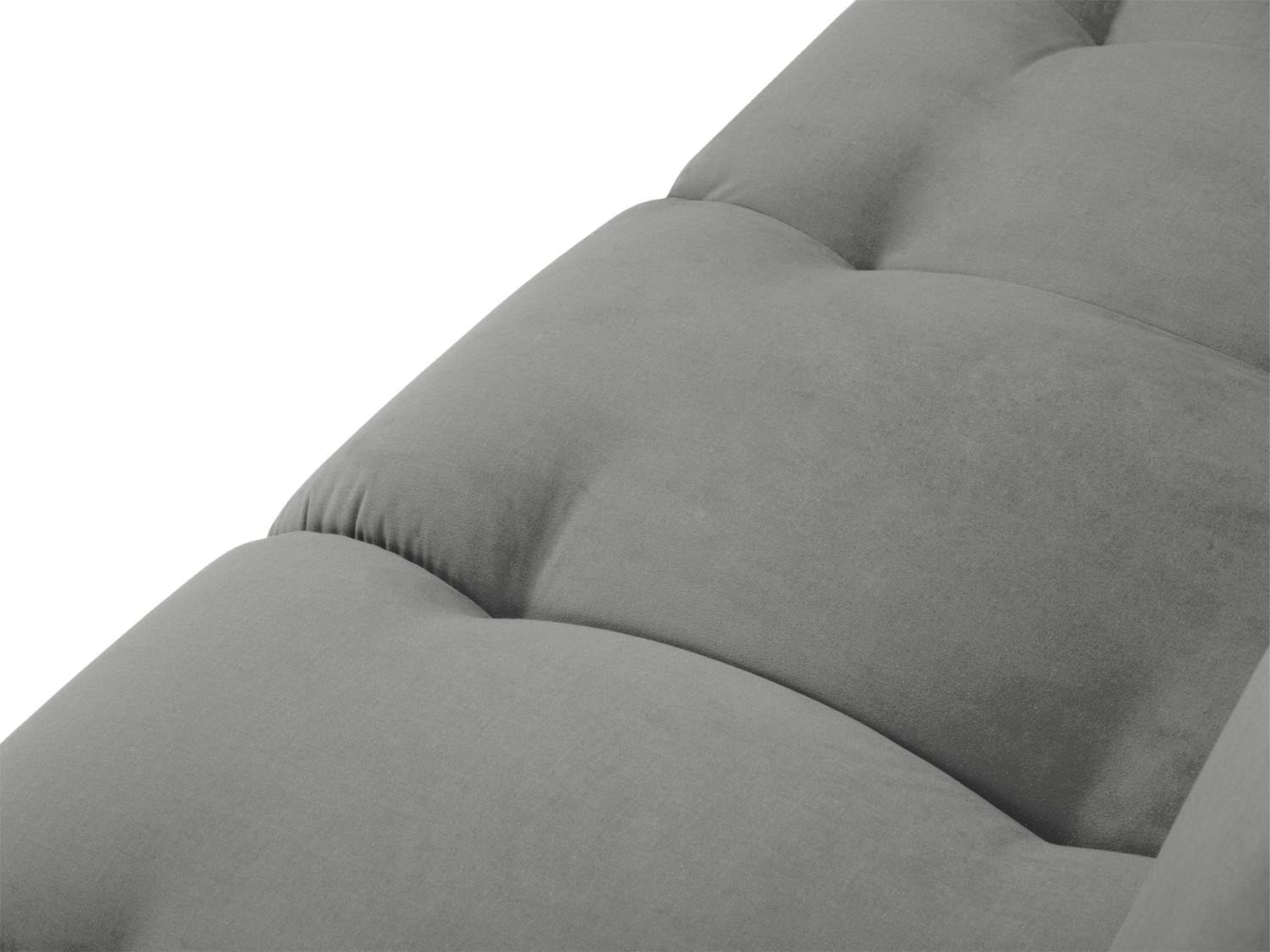 Erleben Sie luxuriösen Komfort mit der Hastings Velour Chaise Longue rechts 2 Sitzer von Cosmopolitan Design – perfekt für Ihr elegantes Zuhause.