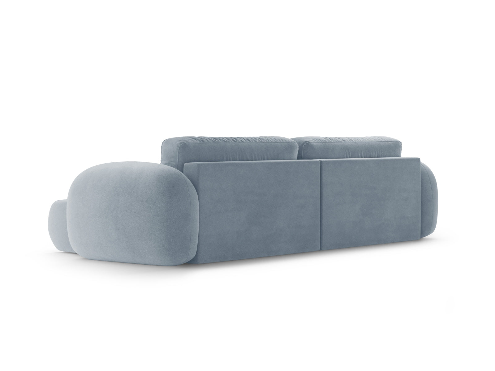 Tonale Ecksofa mit Schlaffunktion und Stauraum 4 Sitzer in Blue Grey präsentiert im Onlineshop von KAQTU Design AG. Ecksofa ist von Cosmopolitan Design