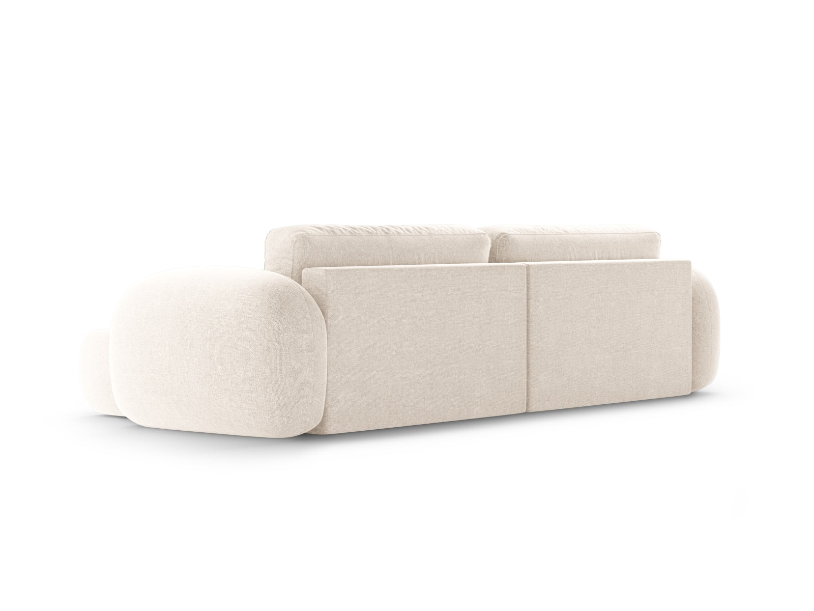 Tonale Ecksofa mit Schlaffunktion und Stauraum 4 Sitzer in Light Beige präsentiert im Onlineshop von KAQTU Design AG. Ecksofa ist von Cosmopolitan Design