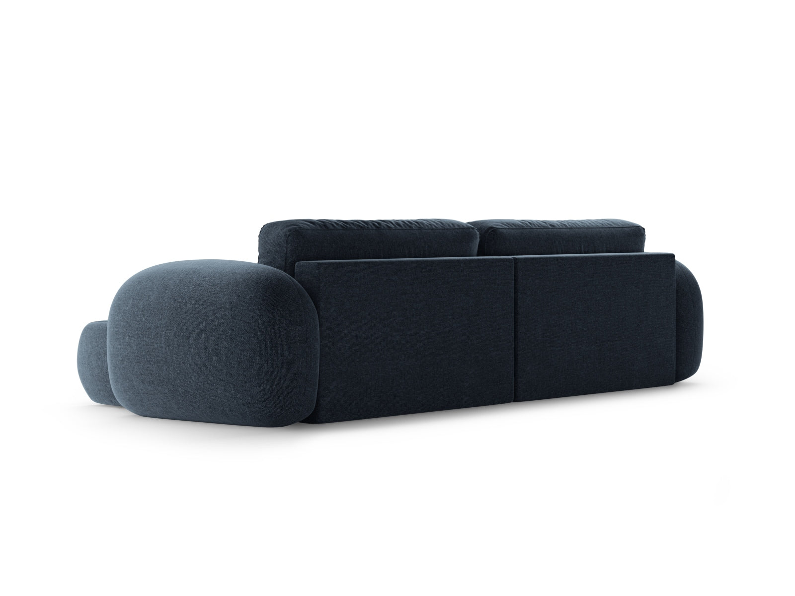 Tonale Ecksofa mit Schlaffunktion und Stauraum 4 Sitzer in Navy Blue präsentiert im Onlineshop von KAQTU Design AG. Ecksofa ist von Cosmopolitan Design