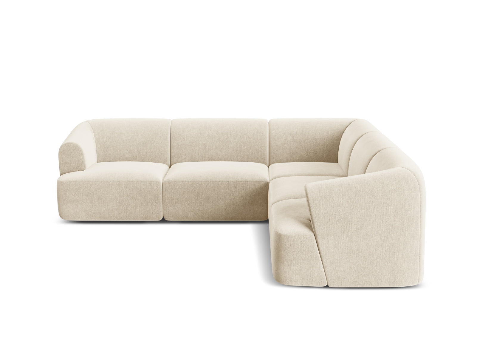 Entdecken Sie das stilvolle Campi Velour Modular Ecksofa 6 Sitzer von Cosmopolitan Design – perfekt für moderne Wohnkonzepte, flexibel und bequem.