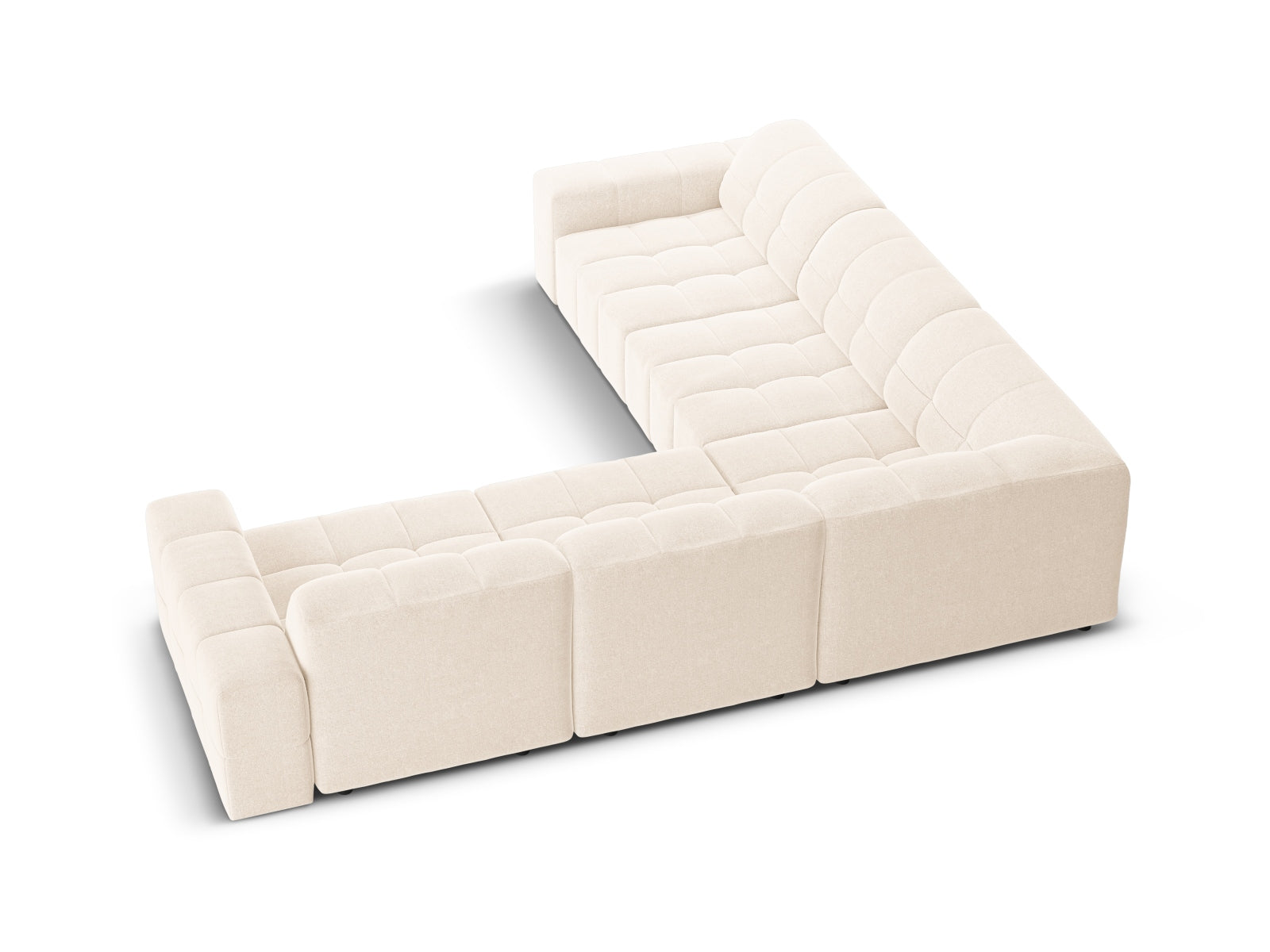 Chicago Ecksofa 4 Sitzer 287cm in Light Beige präsentiert im Onlineshop von KAQTU Design AG. Ecksofa ist von Cosmopolitan Design