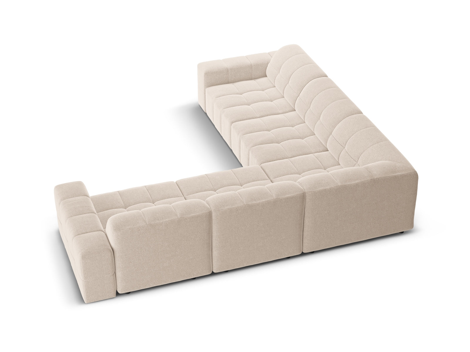 Chicago Ecksofa 4 Sitzer 287cm in Beige präsentiert im Onlineshop von KAQTU Design AG. Ecksofa ist von Cosmopolitan Design