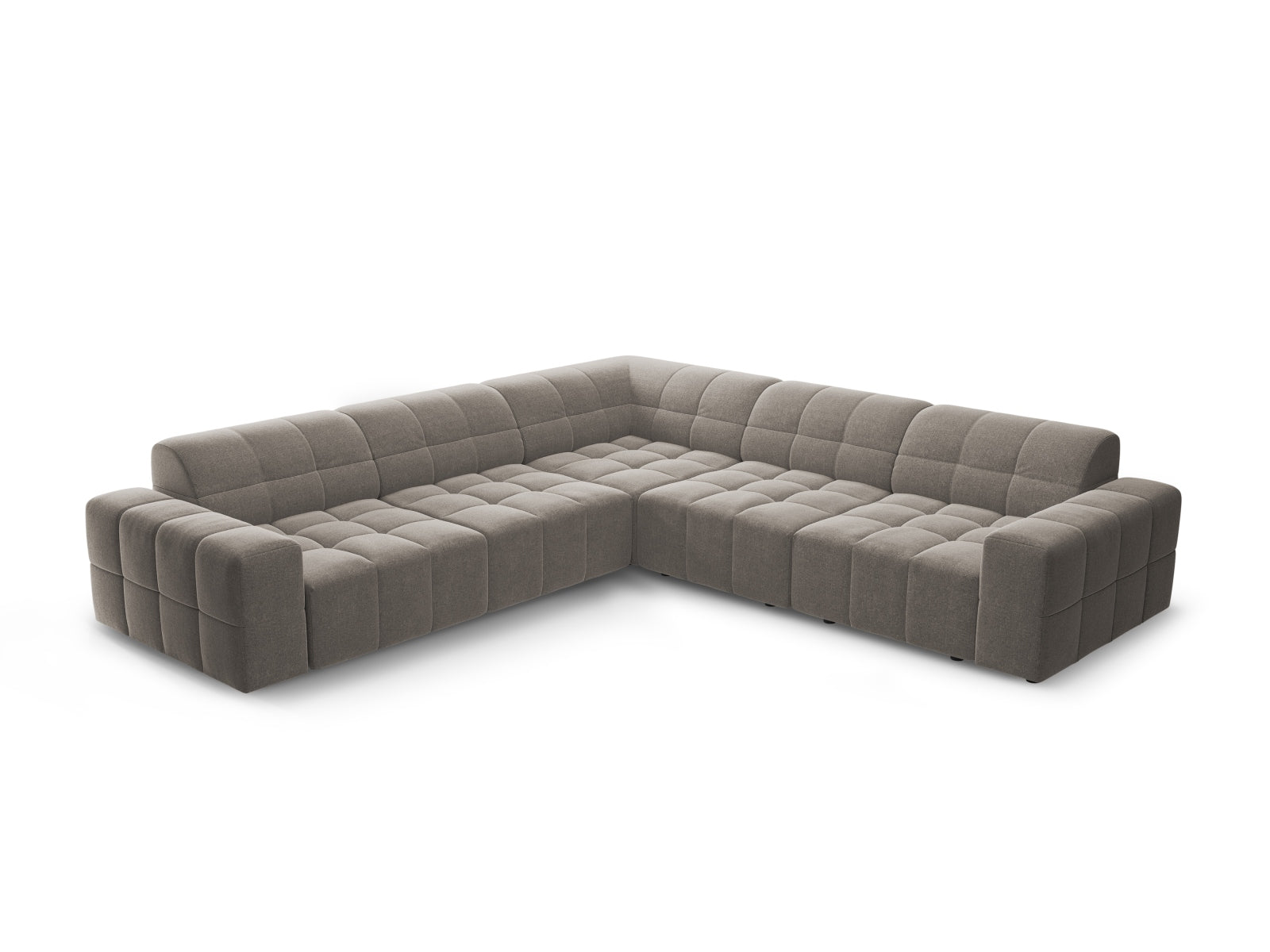 Chicago Ecksofa 4 Sitzer 287cm in Grey-Haga präsentiert im Onlineshop von KAQTU Design AG. Ecksofa ist von Cosmopolitan Design