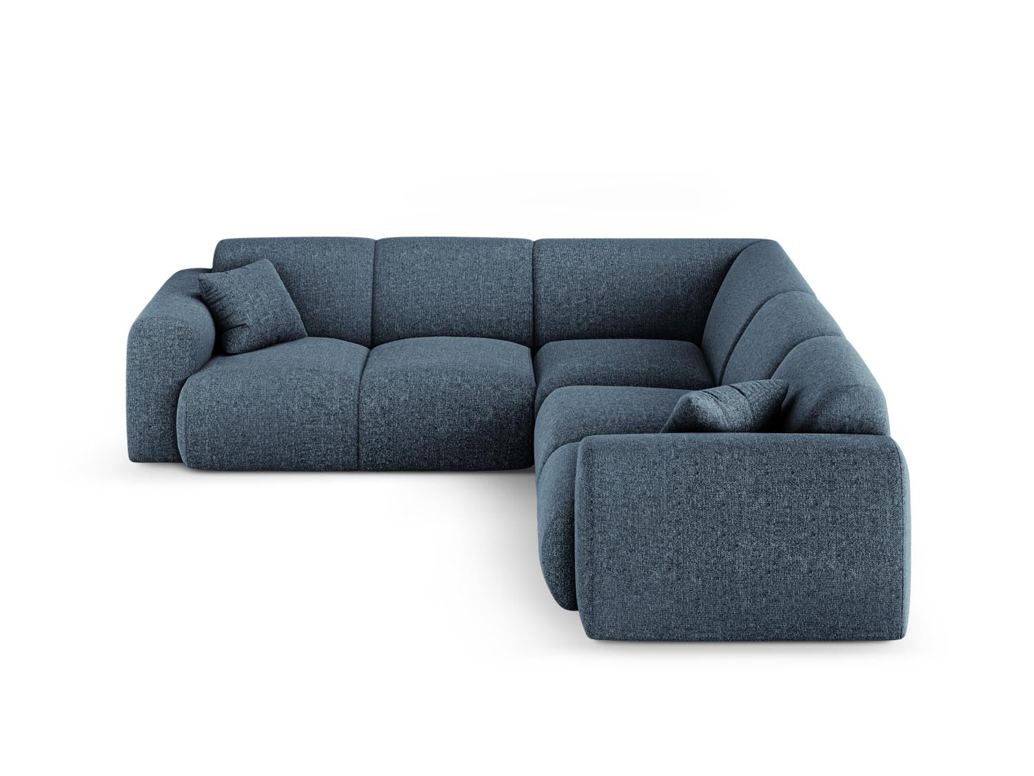 Nolio Symmetrical Ecksofa 5 Sitzer 252cm in Royal Blue-Haga präsentiert im Onlineshop von KAQTU Design AG. Ecksofa ist von Cosmopolitan Design