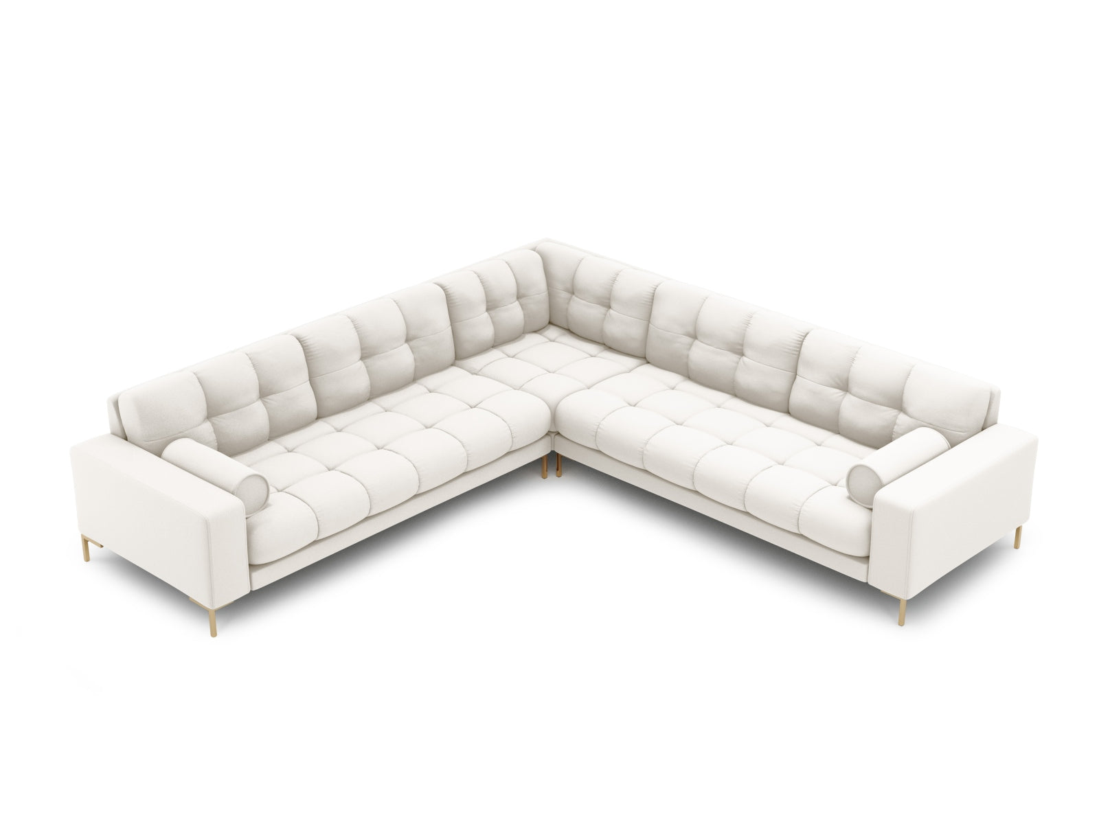 6-Sitzer Ecksofa Symmetric Bali in Light Beige-Neve präsentiert im Onlineshop von KAQTU Design AG. Ecksofa ist von Cosmopolitan Design