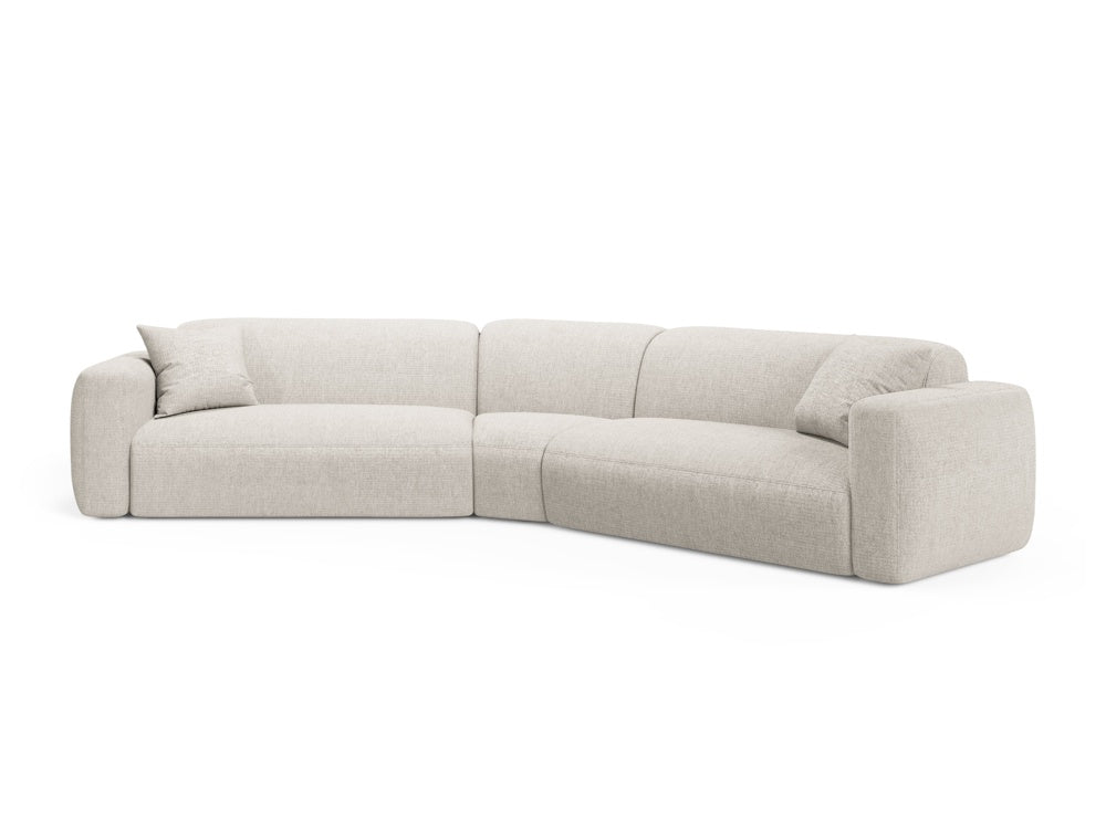 Strino Modular Symmetrical Ecksofa 3 Sitzer in Beige-Sorella präsentiert im Onlineshop von KAQTU Design AG. Ecksofa ist von Cosmopolitan Design