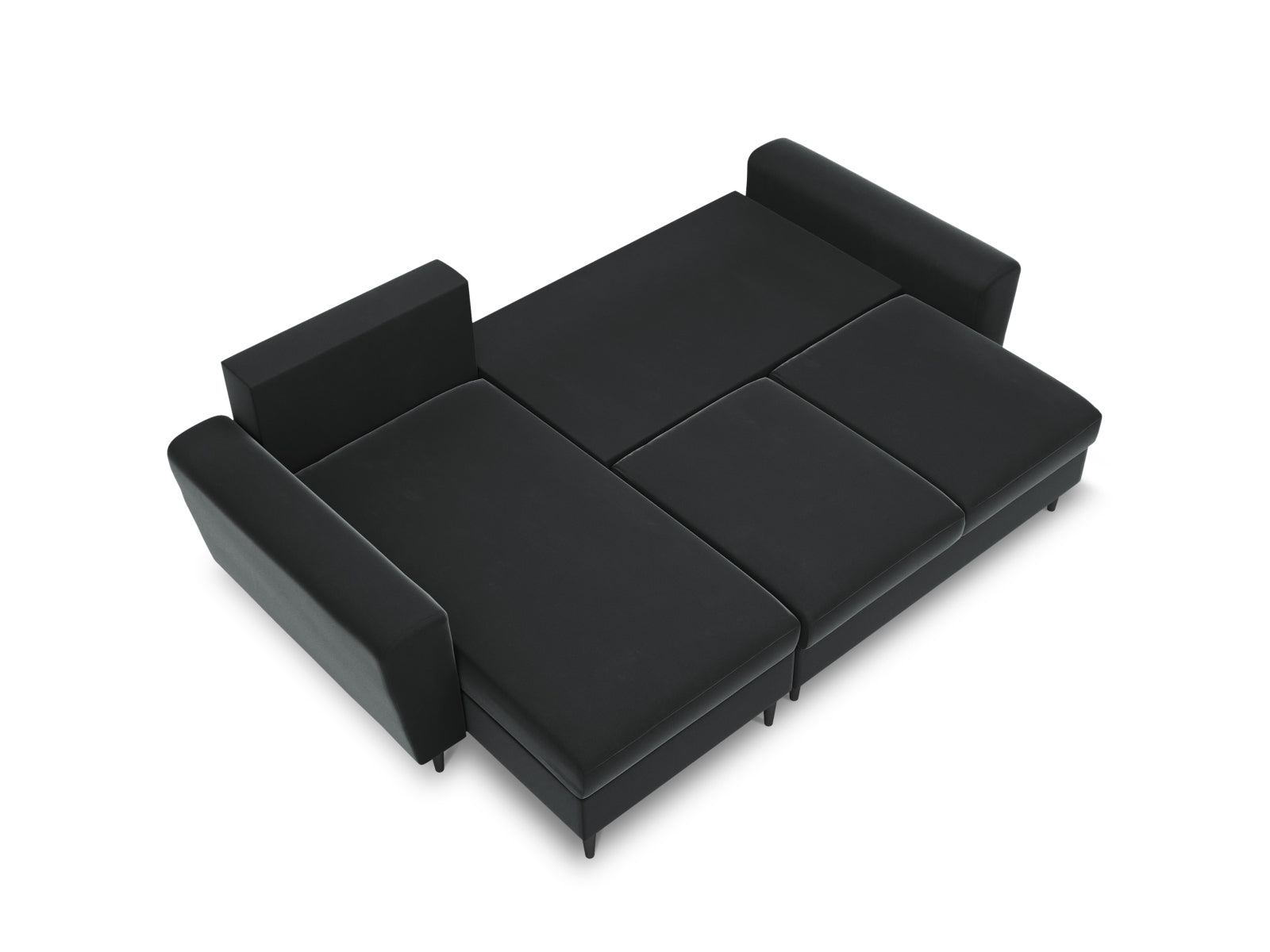 Erleben Sie das Kyoto Ecksofa mit Schlaffunktion und Stauraum – der perfekte Mix aus Stil und Komfort für Ihr Wohnzimmer. Ideal für 4 Personen!