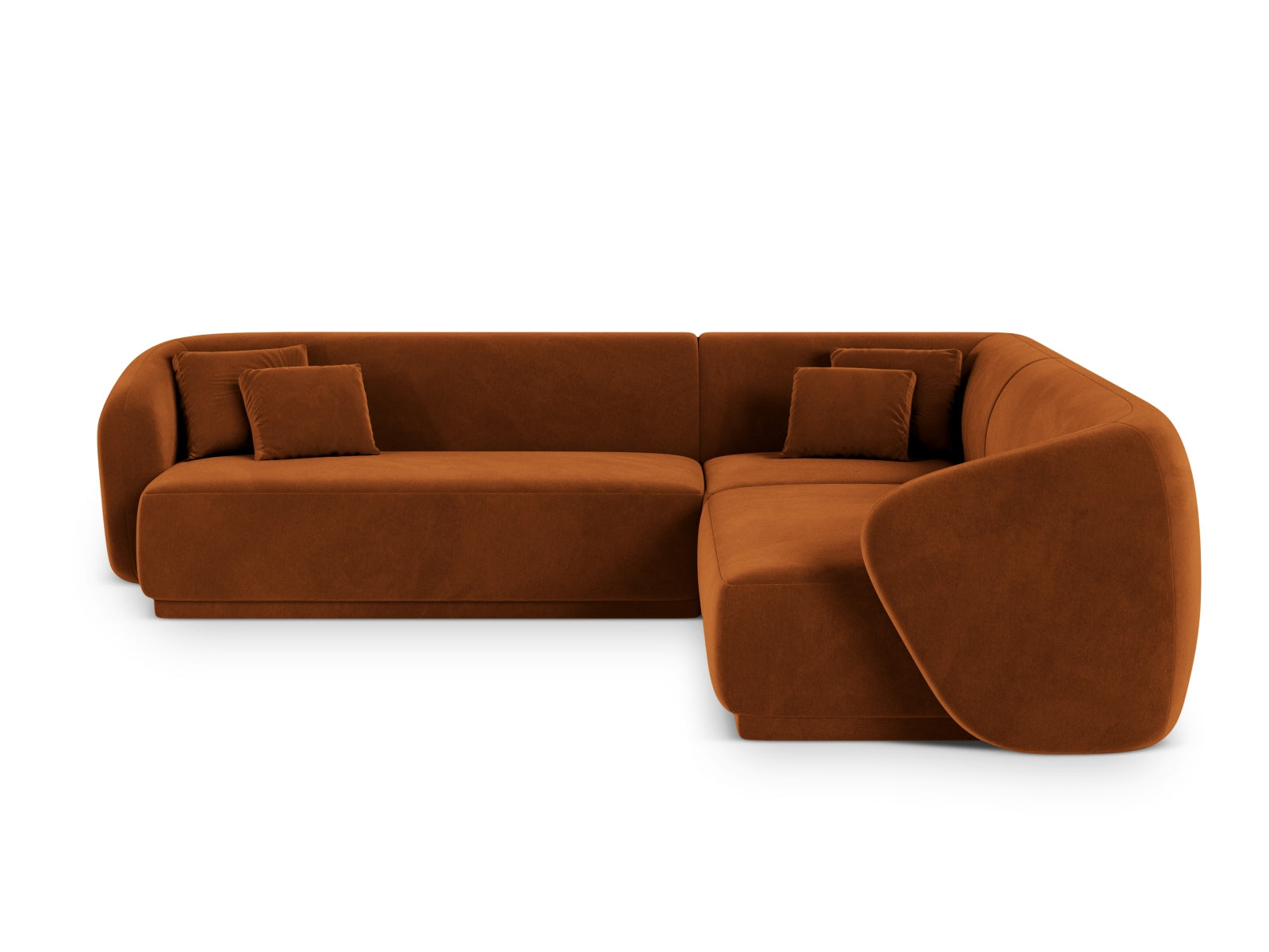 5-Sitzer Ecksofa Symmetric Gomera in Terracotta-Salvador präsentiert im Onlineshop von KAQTU Design AG. Ecksofa ist von Cosmopolitan Design