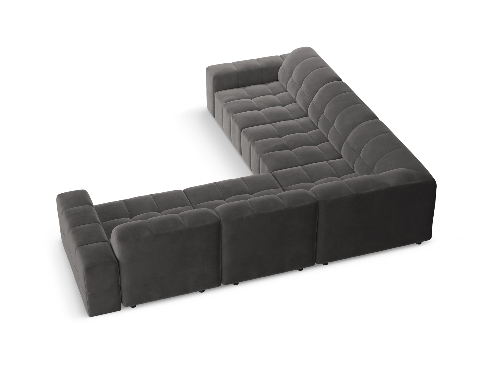 Chicago Ecksofa 4 Sitzer 287cm in Grey präsentiert im Onlineshop von KAQTU Design AG. Ecksofa ist von Cosmopolitan Design