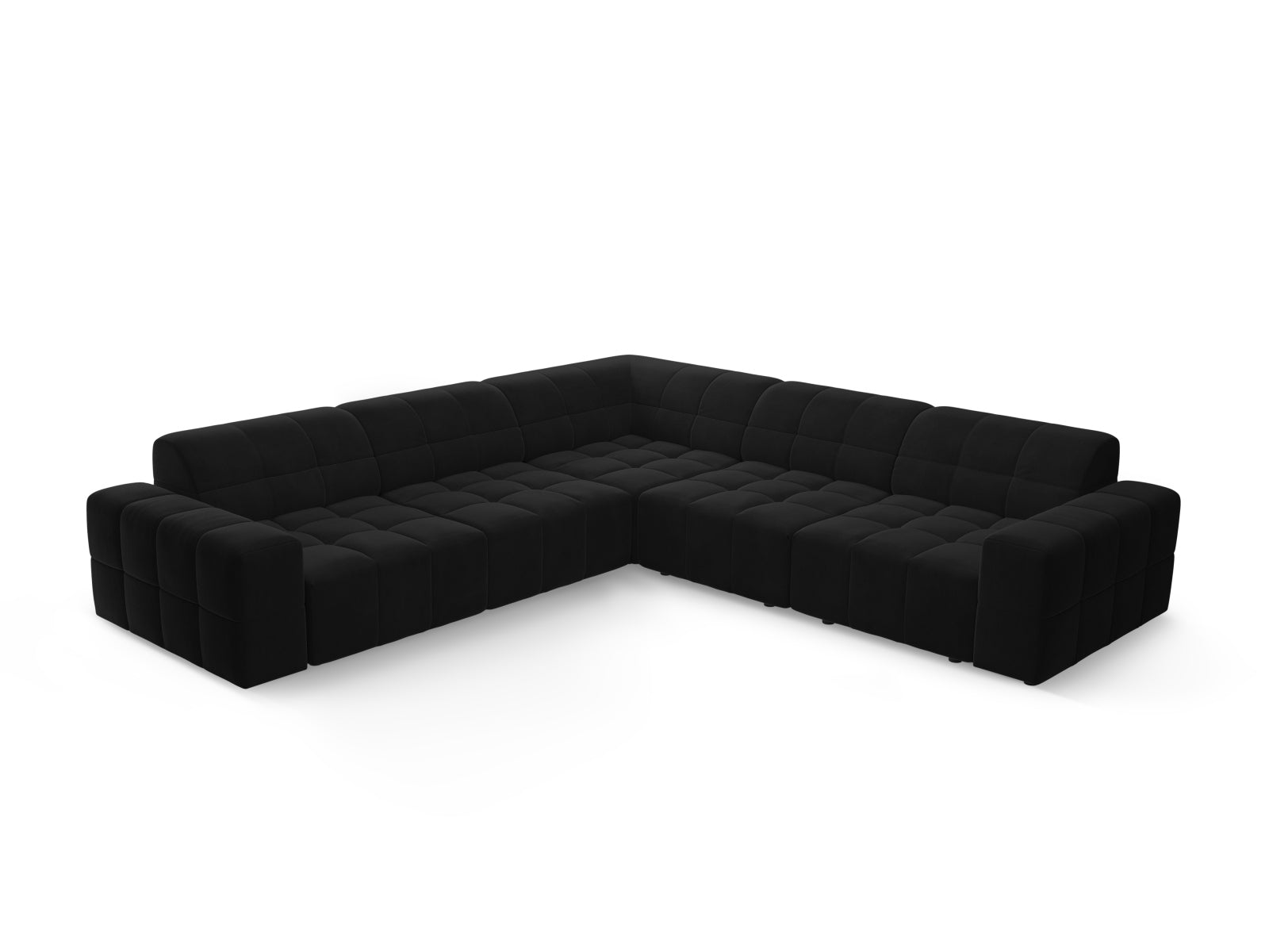 Chicago Ecksofa 4 Sitzer 287cm in Black präsentiert im Onlineshop von KAQTU Design AG. Ecksofa ist von Cosmopolitan Design