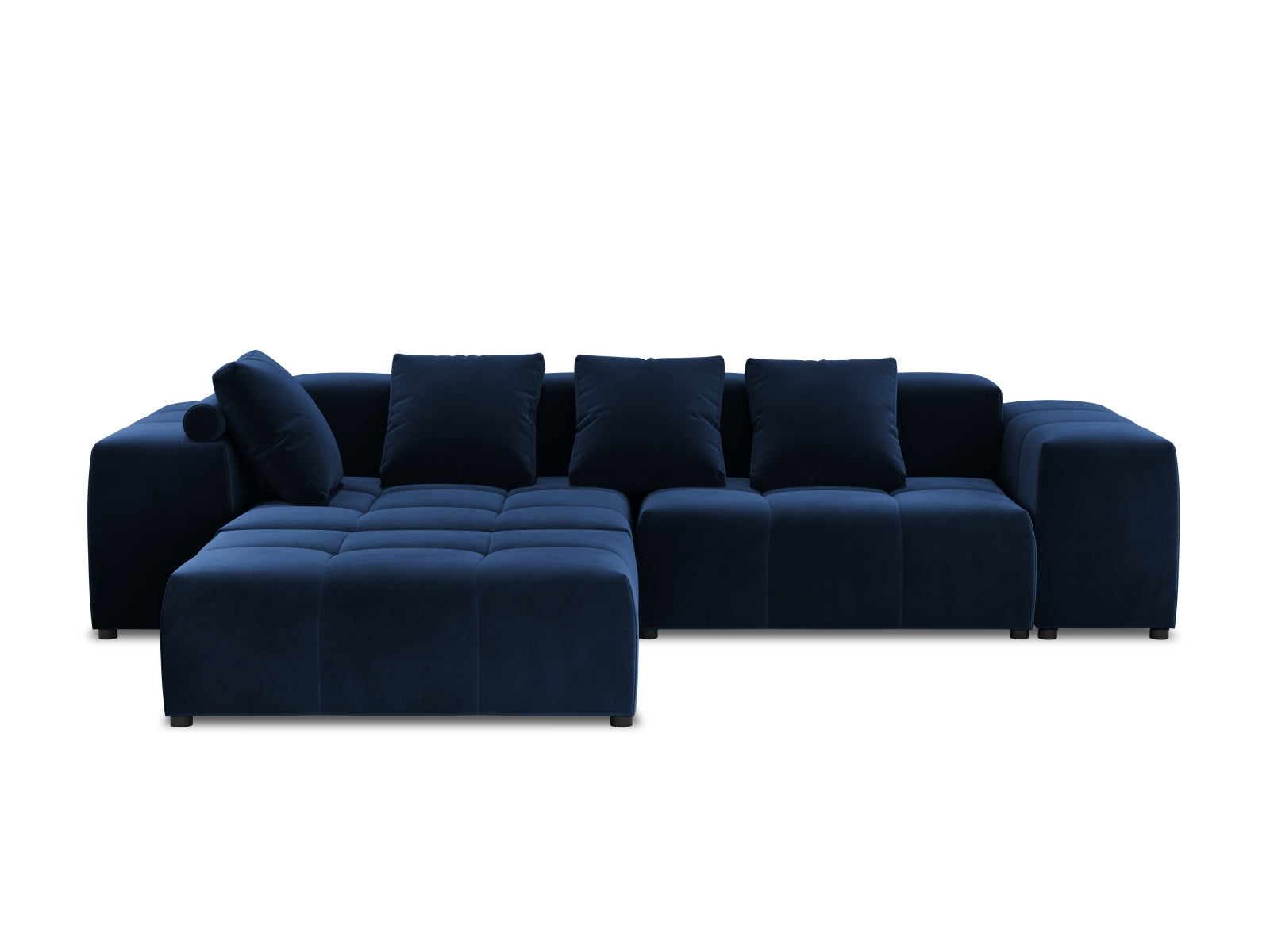 Rome Velour Modular Reversible Ecksofa 5 Sitzer in Royal Blue präsentiert im Onlineshop von KAQTU Design AG. Ecksofa ist von Cosmopolitan Design