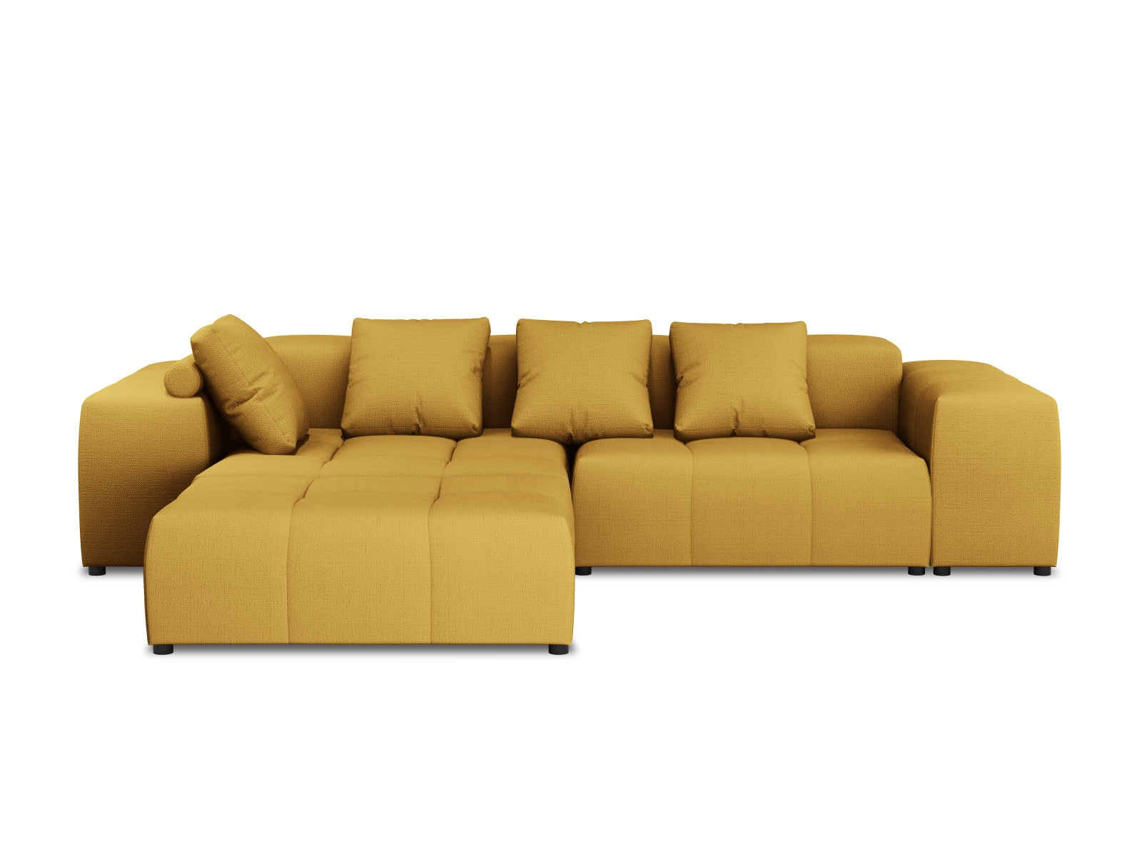 Rome Modular Reversible Ecksofa 5 Sitzer in Yellow präsentiert im Onlineshop von KAQTU Design AG. Ecksofa ist von Cosmopolitan Design