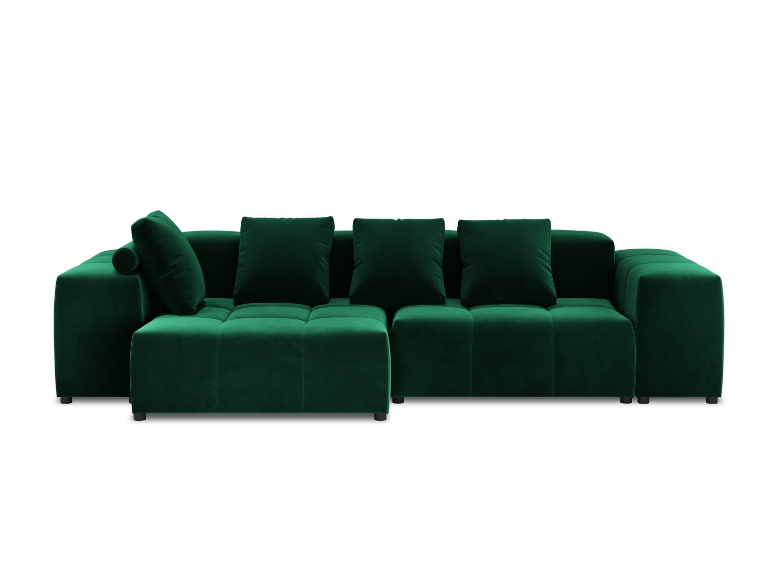 Rome Velour Modular Reversible Ecksofa 4 Sitzer in Bottle Green präsentiert im Onlineshop von KAQTU Design AG. Ecksofa ist von Cosmopolitan Design