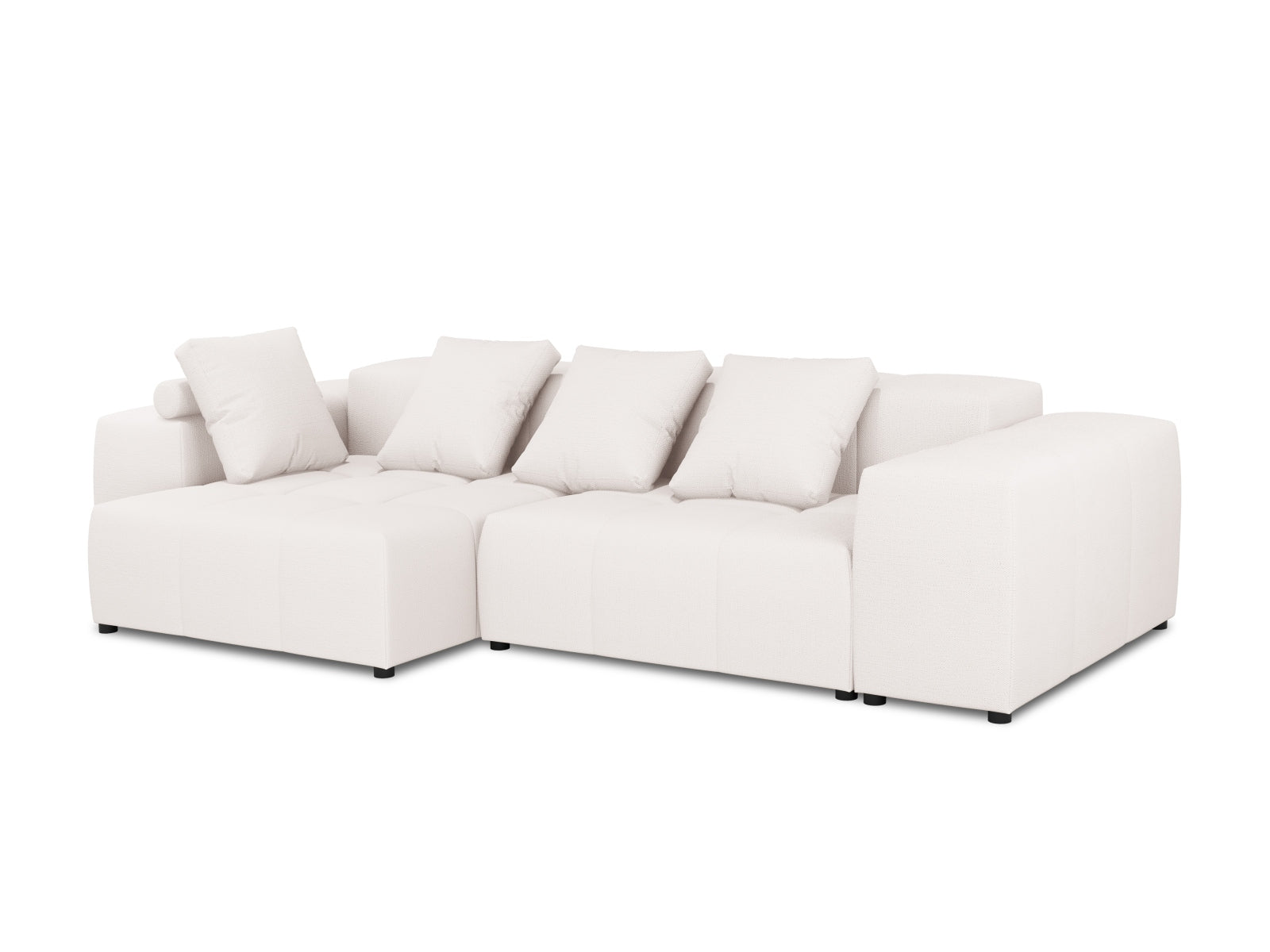 Rome Modular Reversible Ecksofa 4 Sitzer in White präsentiert im Onlineshop von KAQTU Design AG. Ecksofa ist von Cosmopolitan Design