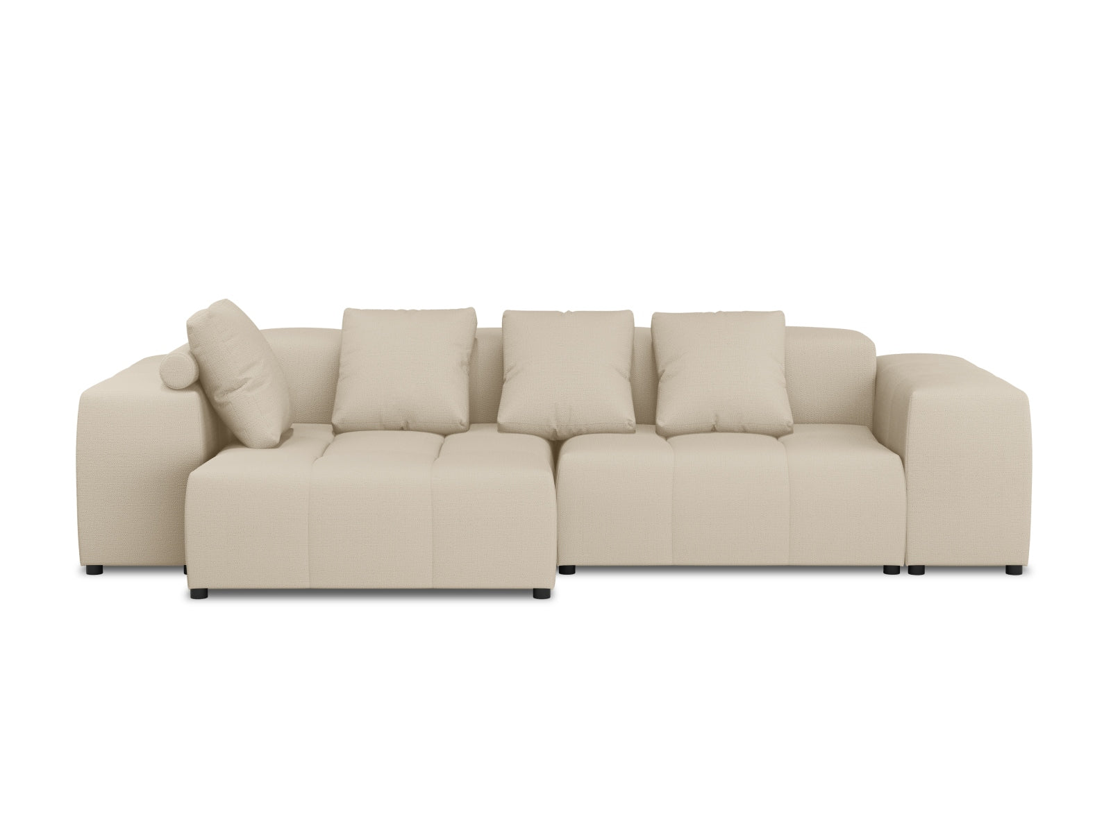 Rome Modular Reversible Ecksofa 4 Sitzer in Beige präsentiert im Onlineshop von KAQTU Design AG. Ecksofa ist von Cosmopolitan Design