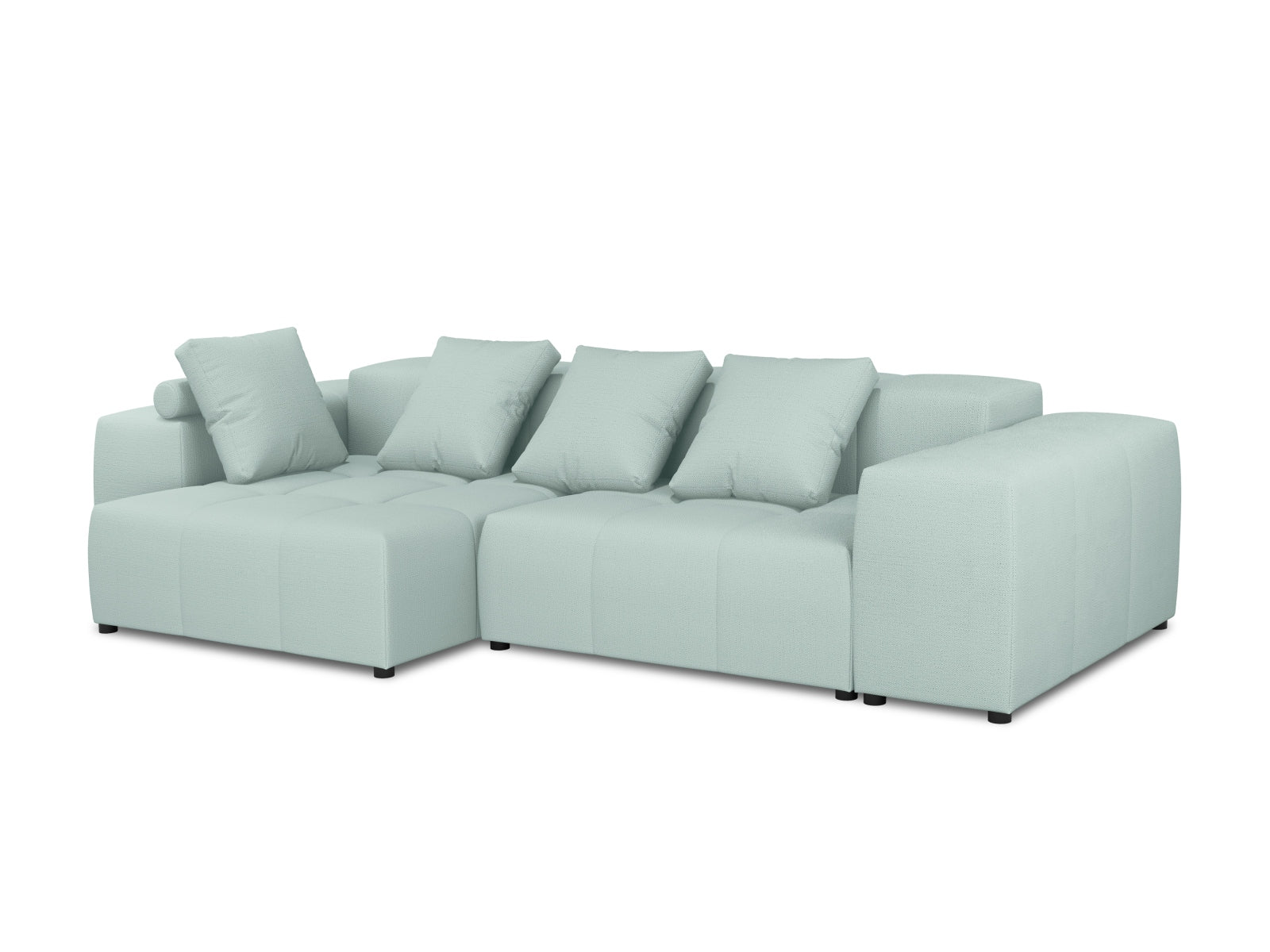 Rome Modular Reversible Ecksofa 4 Sitzer in Mint präsentiert im Onlineshop von KAQTU Design AG. Ecksofa ist von Cosmopolitan Design