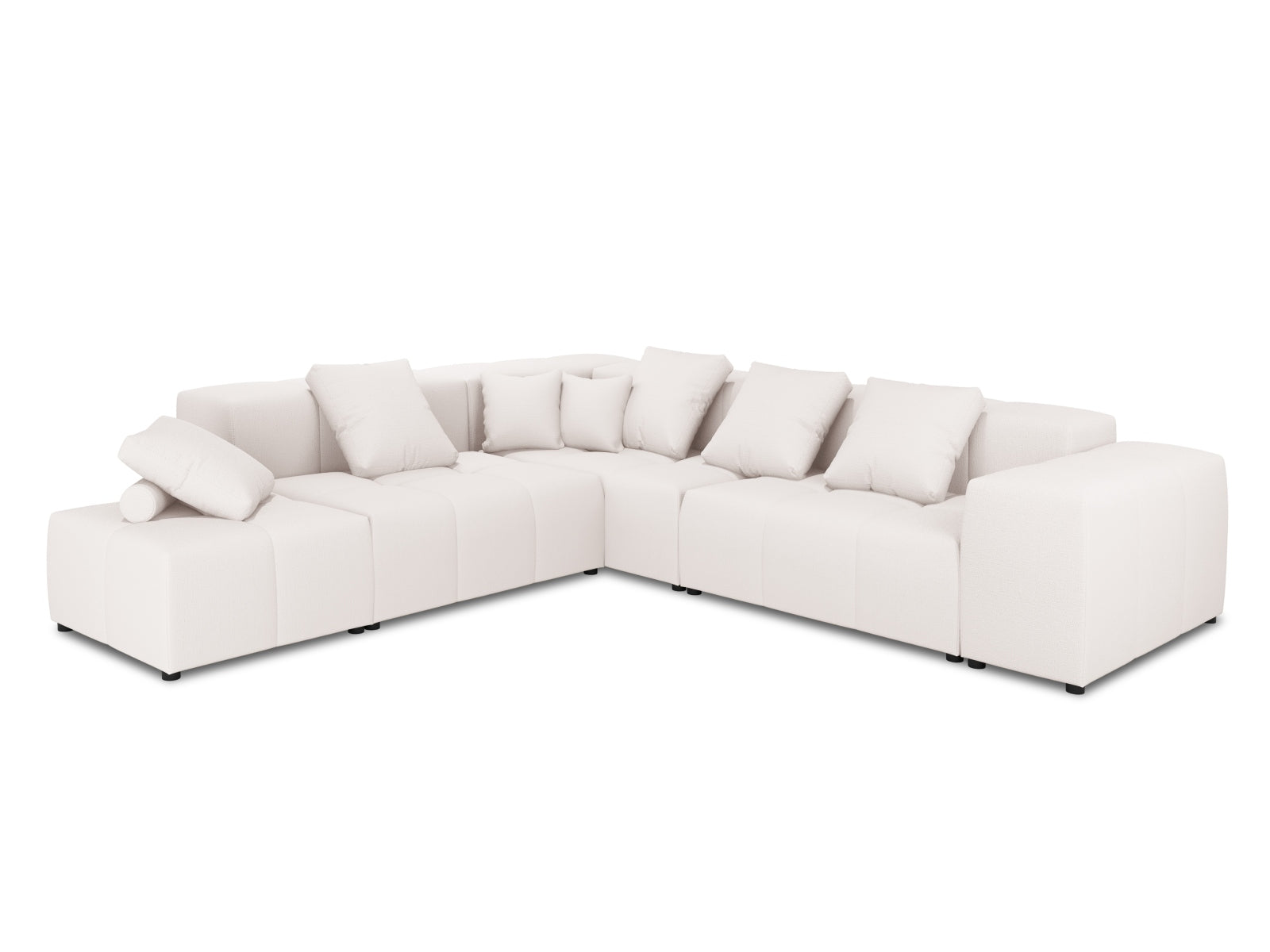 Rome Modular Reversible Ecksofa 7 Sitzer in White präsentiert im Onlineshop von KAQTU Design AG. Ecksofa ist von Cosmopolitan Design