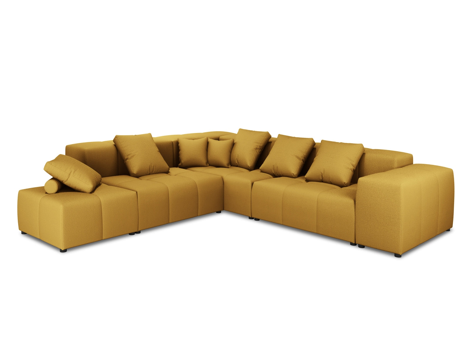 Rome Modular Reversible Ecksofa 7 Sitzer in Yellow präsentiert im Onlineshop von KAQTU Design AG. Ecksofa ist von Cosmopolitan Design