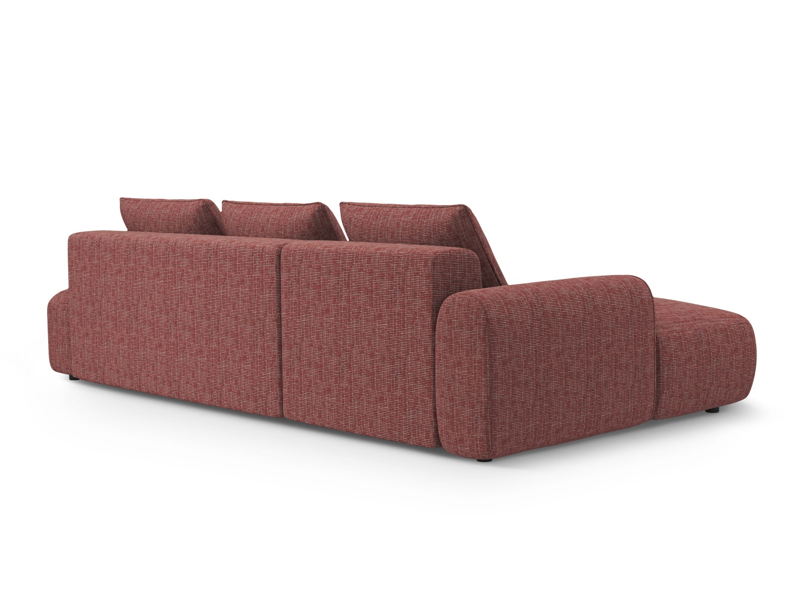 Stylisches 5-Sitzer Ecksofa links mit praktischer Schlaffunktion und integriertem Stauraum, perfekt für gemütliche Abende und flexible Wohnlösungen.