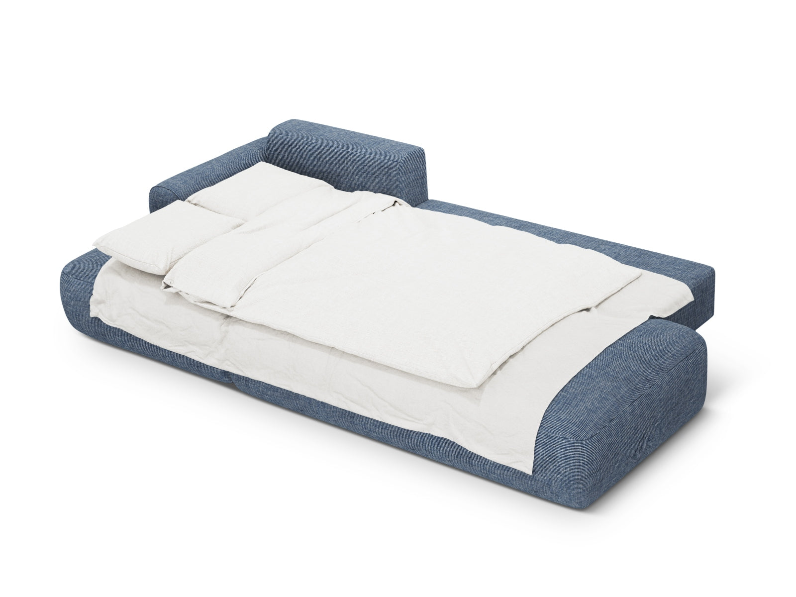 Modernes 5-Sitzer Ecksofa links mit Schlafoption und cleverem Stauraum, ideal für gemütliche und funktionale Wohnbereiche.
