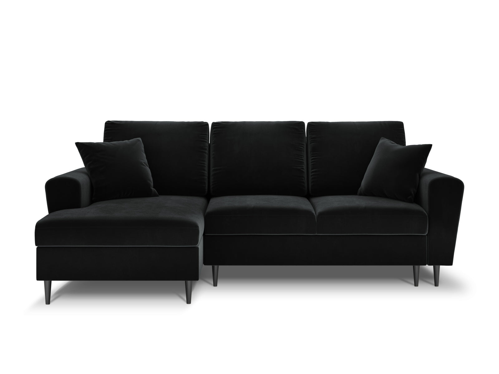 Stylisches Kyoto Ecksofa links, 4-Sitzer mit Schlafoption und integriertem Stauraum, ideal für entspannte Stunden und platzsparende Lösungen.