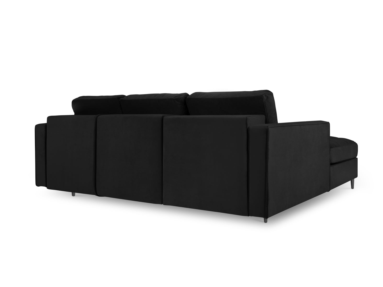 Modernes 5-Sitzer Ecksofa links Aspen mit Schlafoption und integriertem Stauraum, ideal für gemütliche Abende und platzsparende Lösungen.