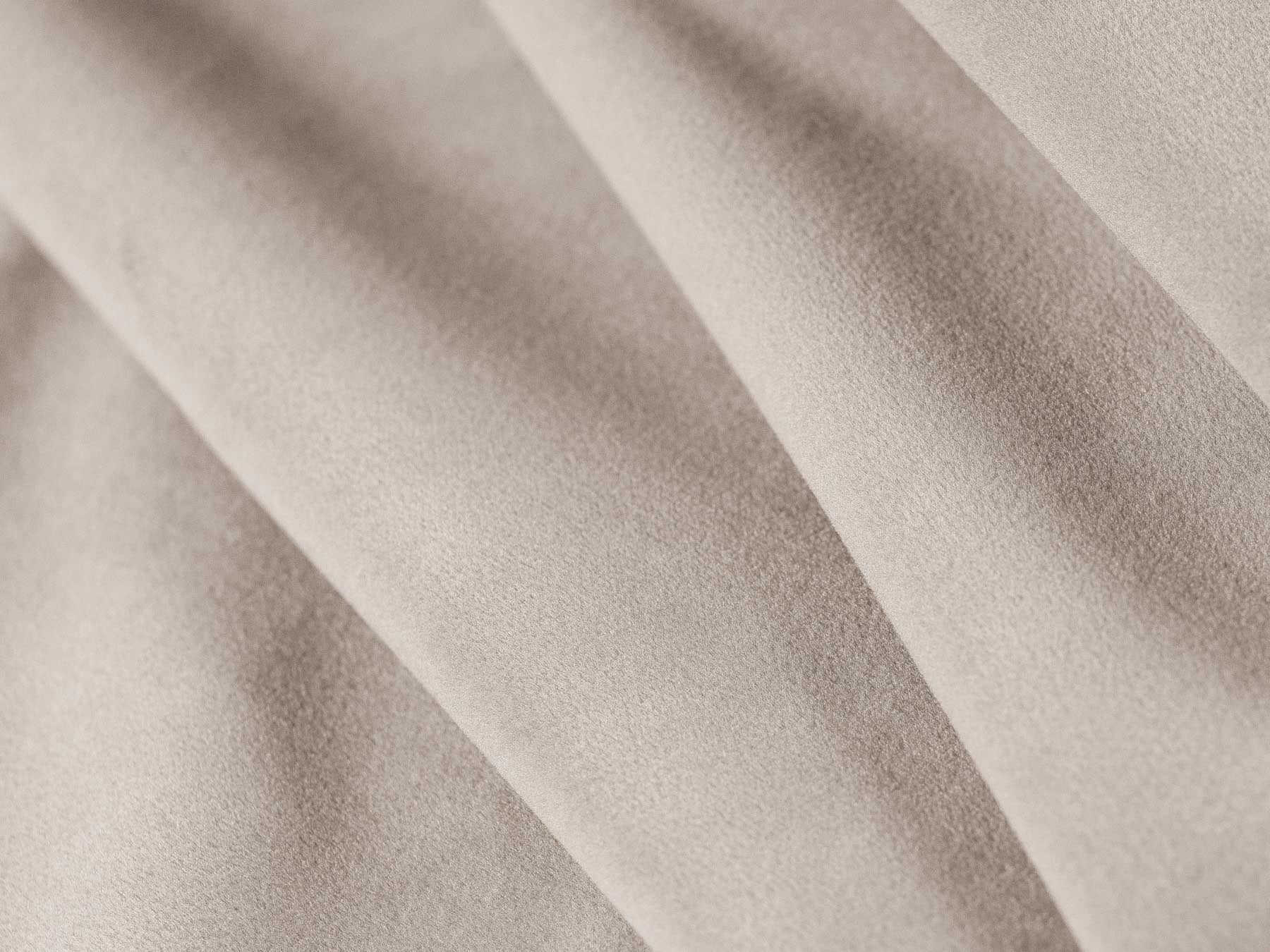 Stylisches 4-Sitzer Ecksofa Matera in sanftem Beige, linksseitig, bietet Schlaffunktion und praktischen Stauraum für vielseitige Nutzung.