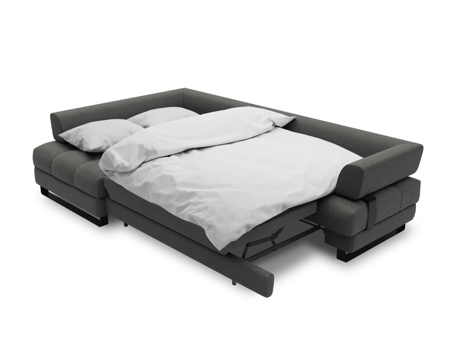 Entdecken Sie das Clinton Ecksofa von Cosmopolitan Design: elegantes 5-Sitzer Sofa mit praktischer Schlaffunktion und grosszügigem Stauraum für Ihr Zuhause!