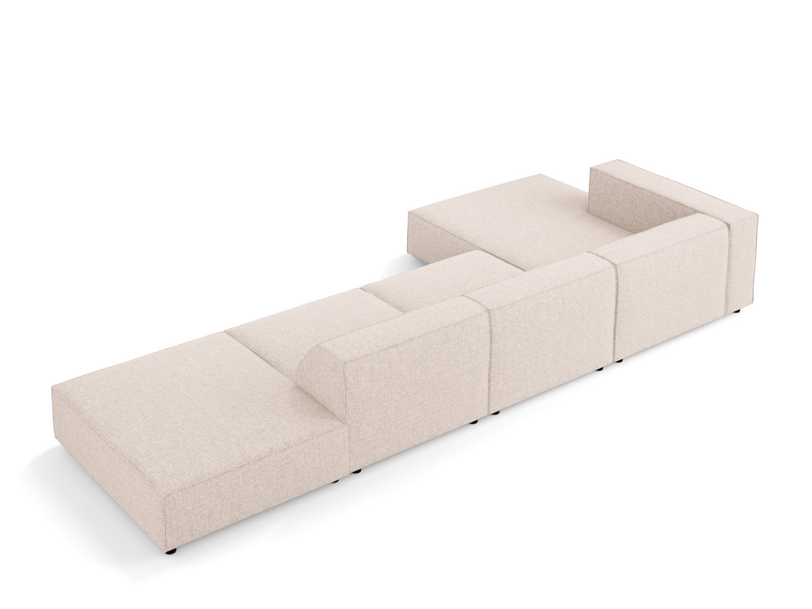 Arendal Ecksofa links 5 Sitzer in Beige präsentiert im Onlineshop von KAQTU Design AG. Ecksofa links ist von Cosmopolitan Design