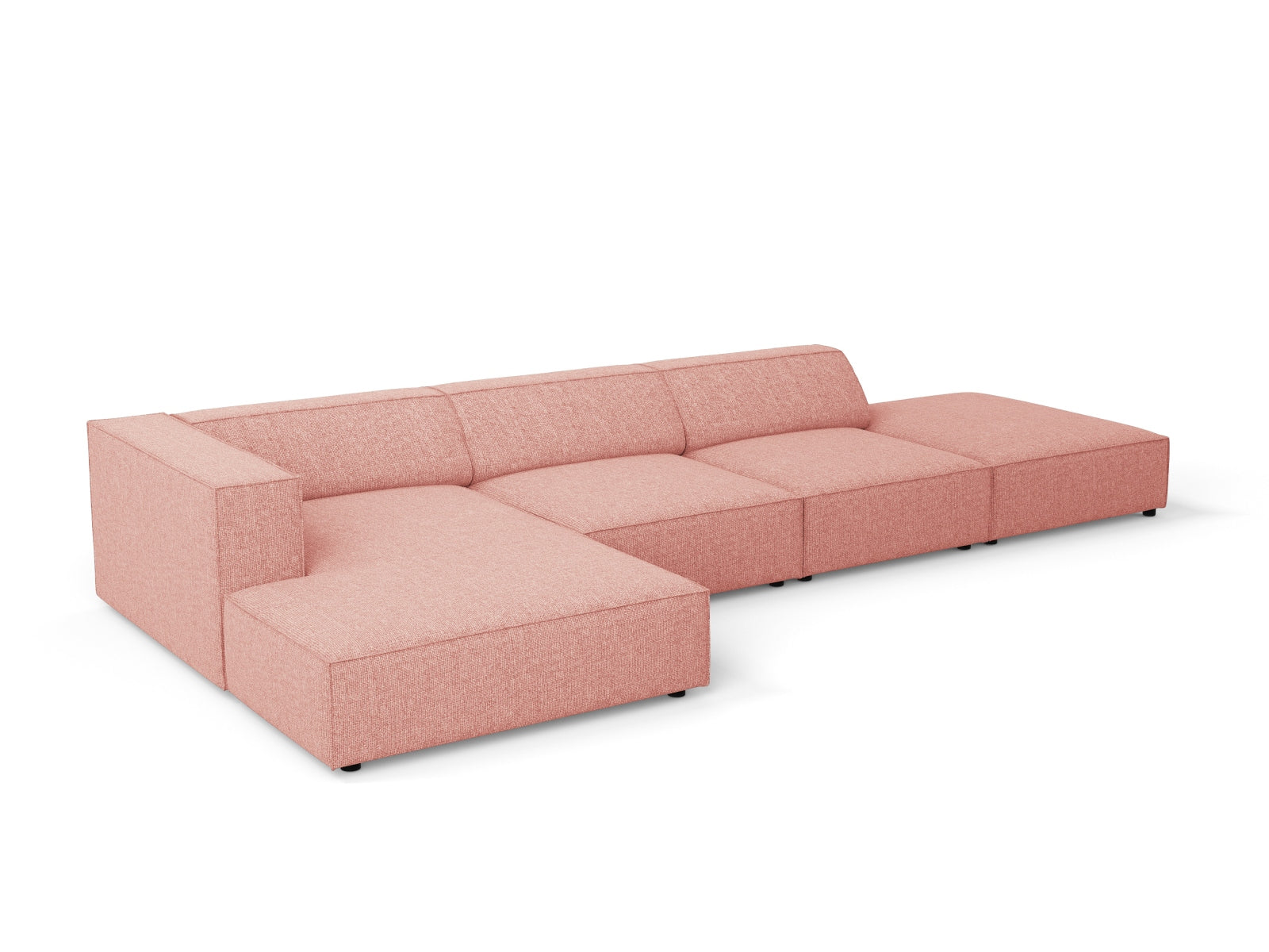 Arendal Ecksofa links 5 Sitzer in Pink präsentiert im Onlineshop von KAQTU Design AG. Ecksofa links ist von Cosmopolitan Design