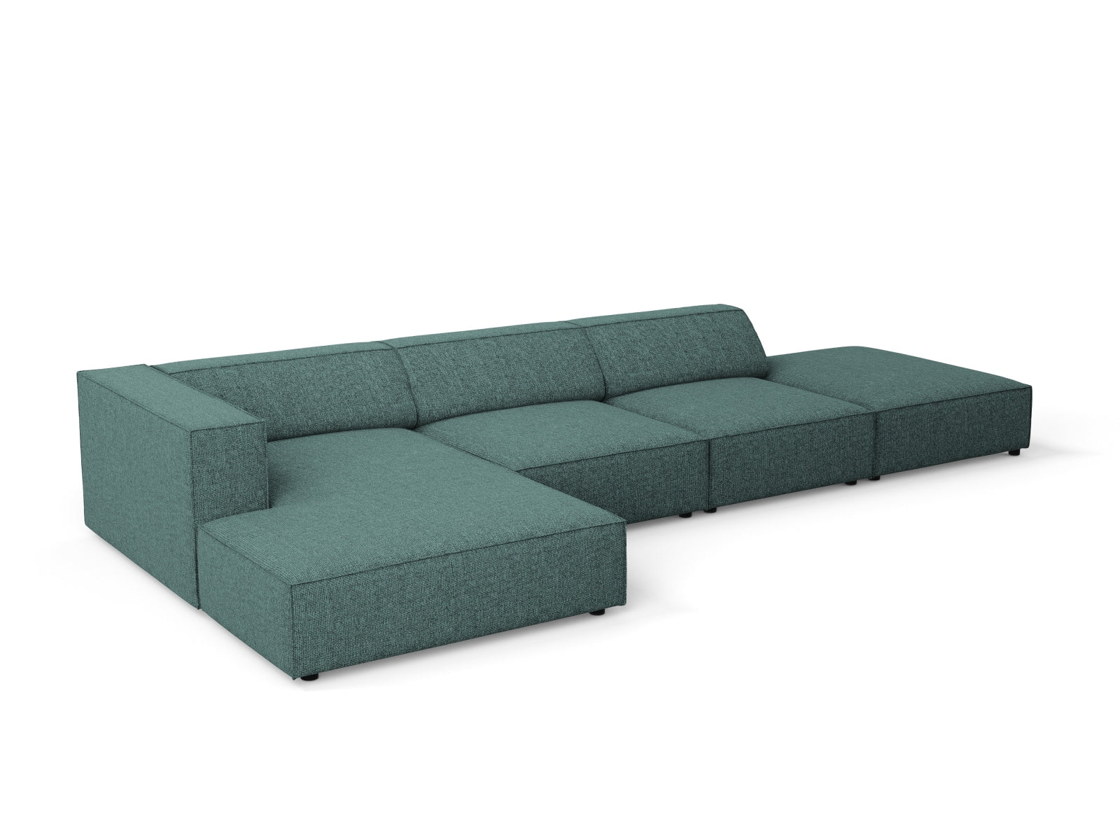 Arendal Ecksofa links 5 Sitzer in Petrol präsentiert im Onlineshop von KAQTU Design AG. Ecksofa links ist von Cosmopolitan Design