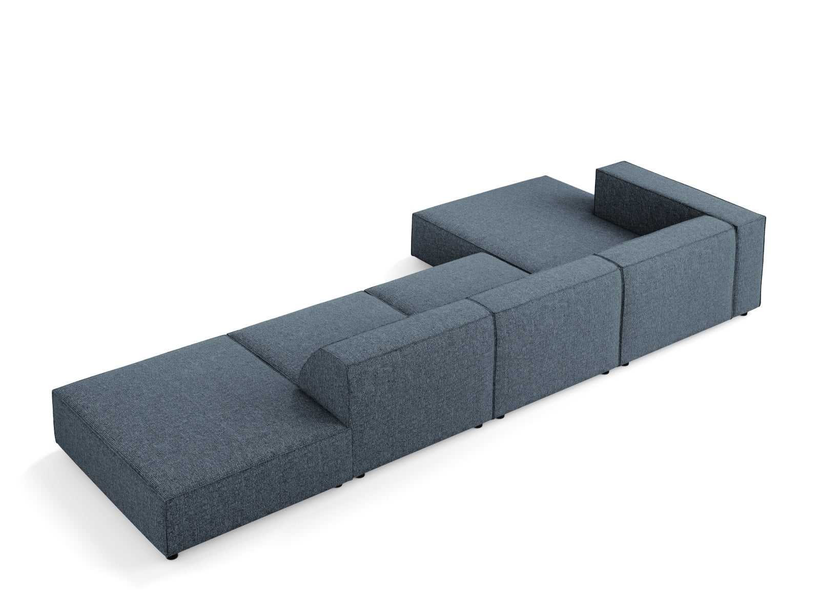 Arendal Ecksofa links 5 Sitzer in Royal Blue präsentiert im Onlineshop von KAQTU Design AG. Ecksofa links ist von Cosmopolitan Design