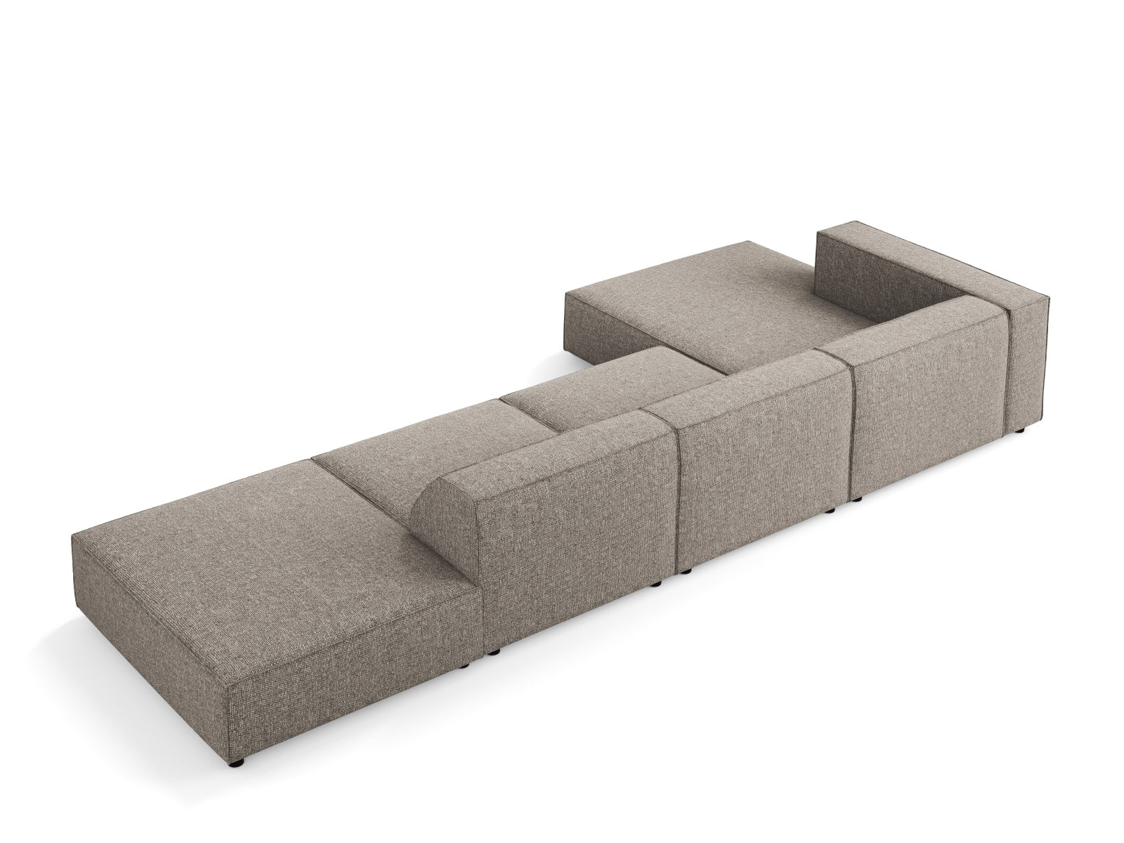 Arendal Ecksofa links 5 Sitzer in Grey präsentiert im Onlineshop von KAQTU Design AG. Ecksofa links ist von Cosmopolitan Design