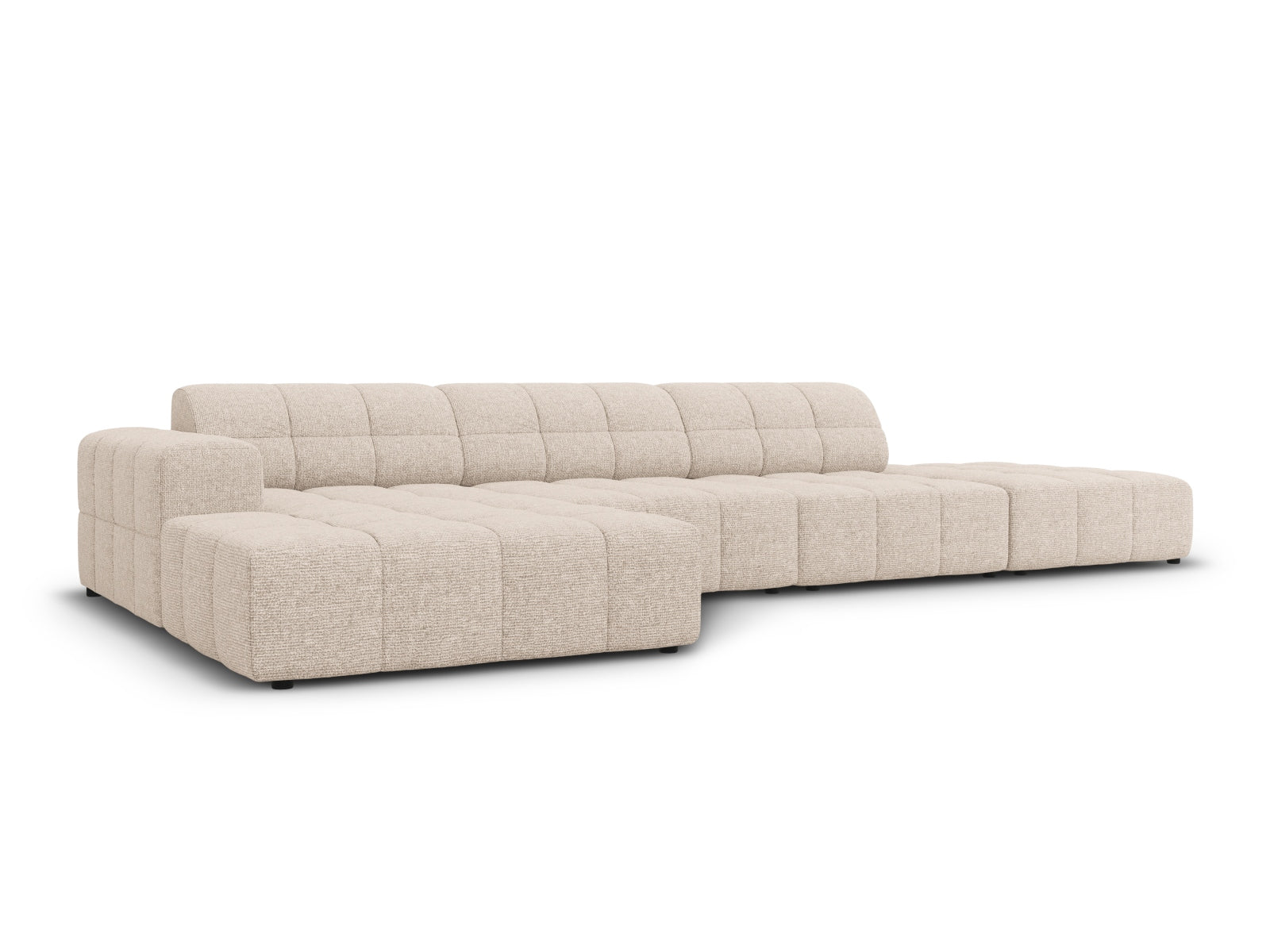 Chicago Ecksofa links 5 Sitzer 166cm in Beige präsentiert im Onlineshop von KAQTU Design AG. Ecksofa links ist von Cosmopolitan Design