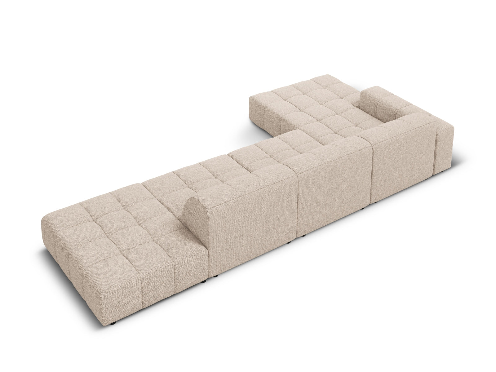 Chicago Ecksofa links 5 Sitzer 166cm in Beige präsentiert im Onlineshop von KAQTU Design AG. Ecksofa links ist von Cosmopolitan Design
