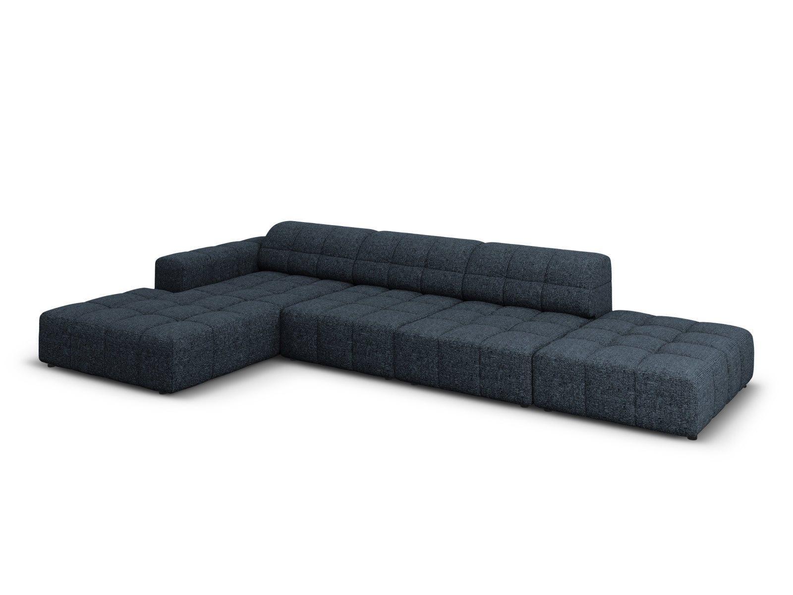 Chicago Ecksofa links 5 Sitzer 166cm in Royal Blue präsentiert im Onlineshop von KAQTU Design AG. Ecksofa links ist von Cosmopolitan Design