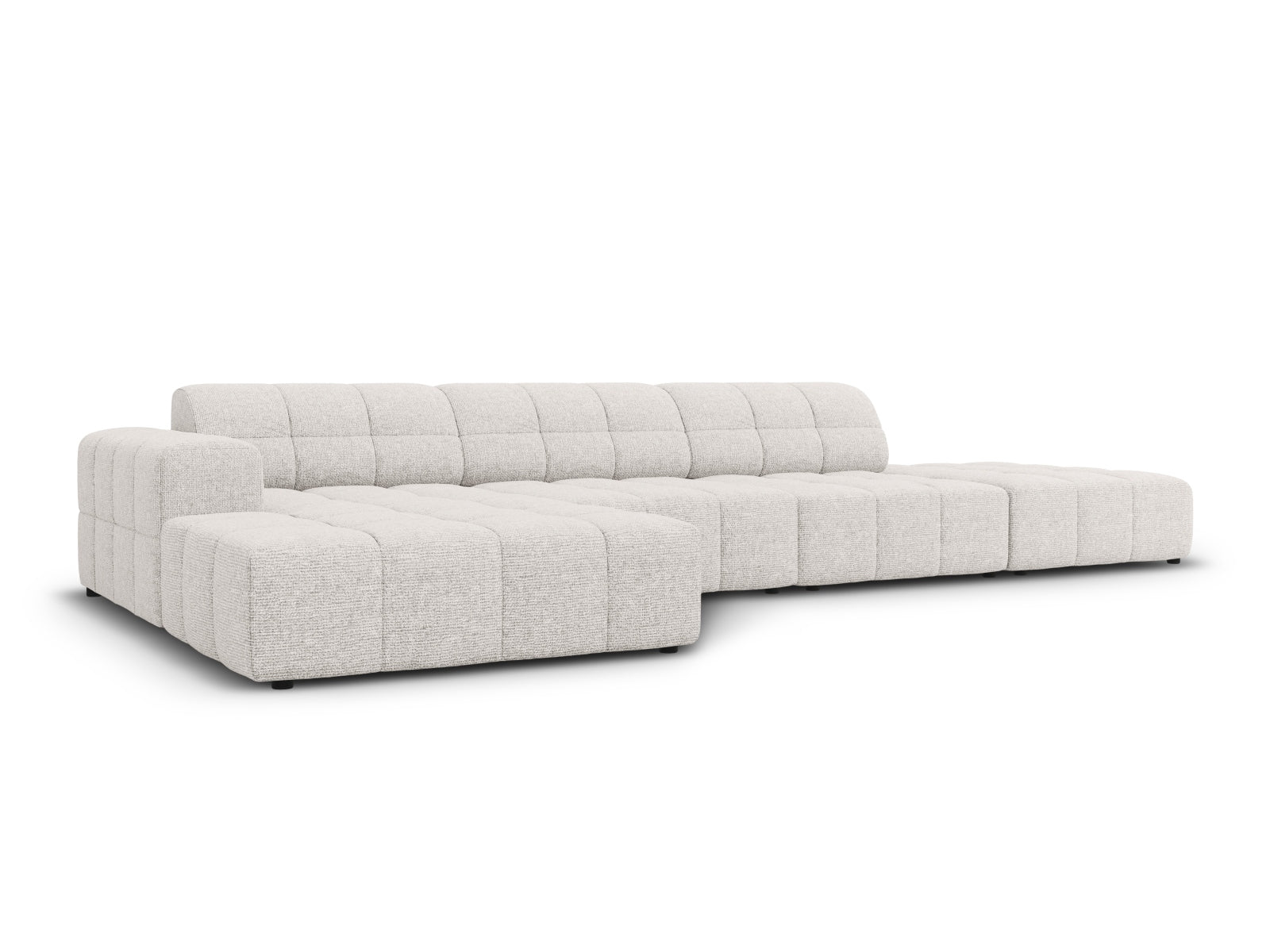 Chicago Ecksofa links 5 Sitzer 166cm in Light Grey präsentiert im Onlineshop von KAQTU Design AG. Ecksofa links ist von Cosmopolitan Design