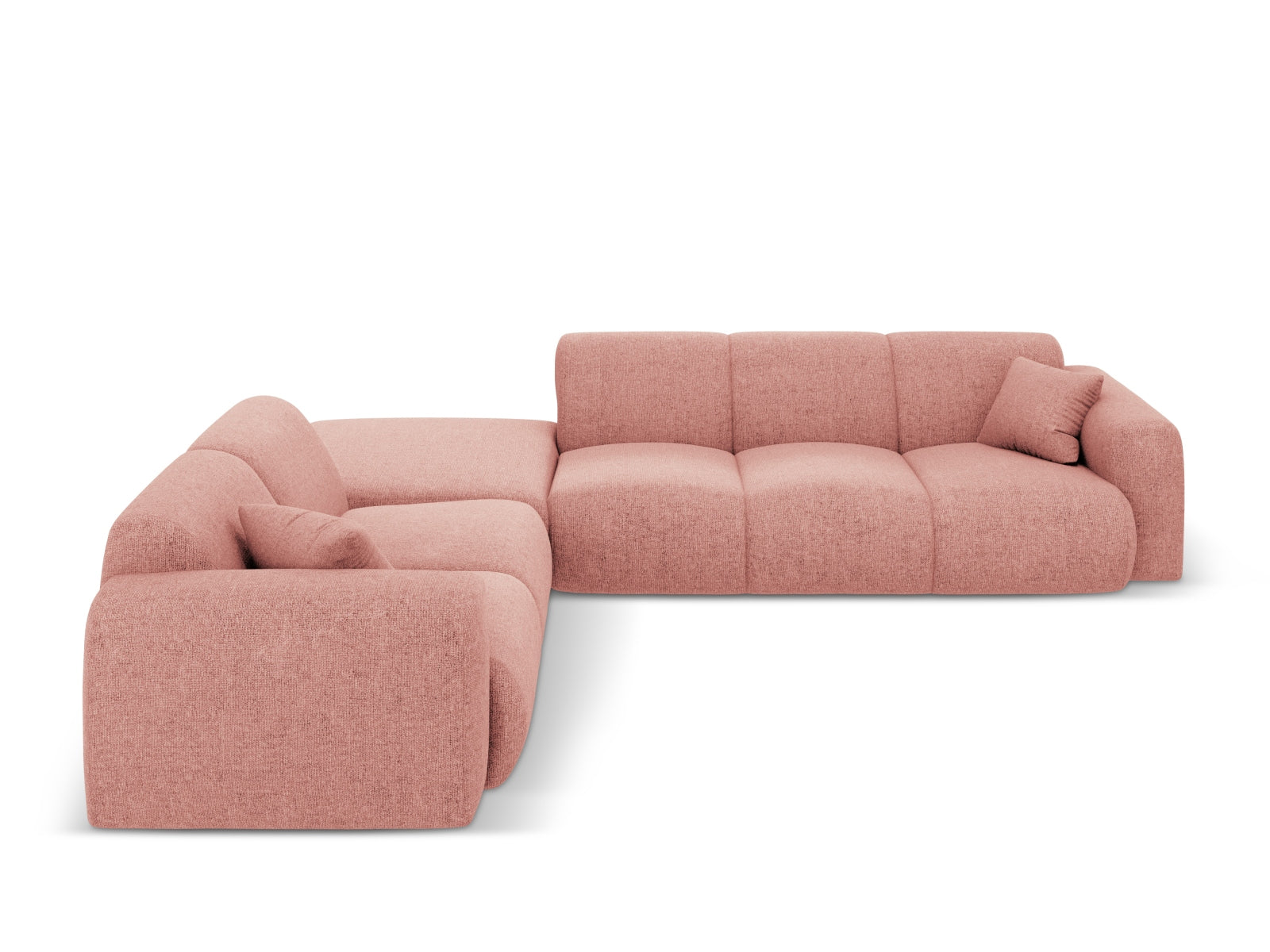 Nolio Ecksofa links 4 Sitzer 250cm in Pink präsentiert im Onlineshop von KAQTU Design AG. Ecksofa links ist von Cosmopolitan Design