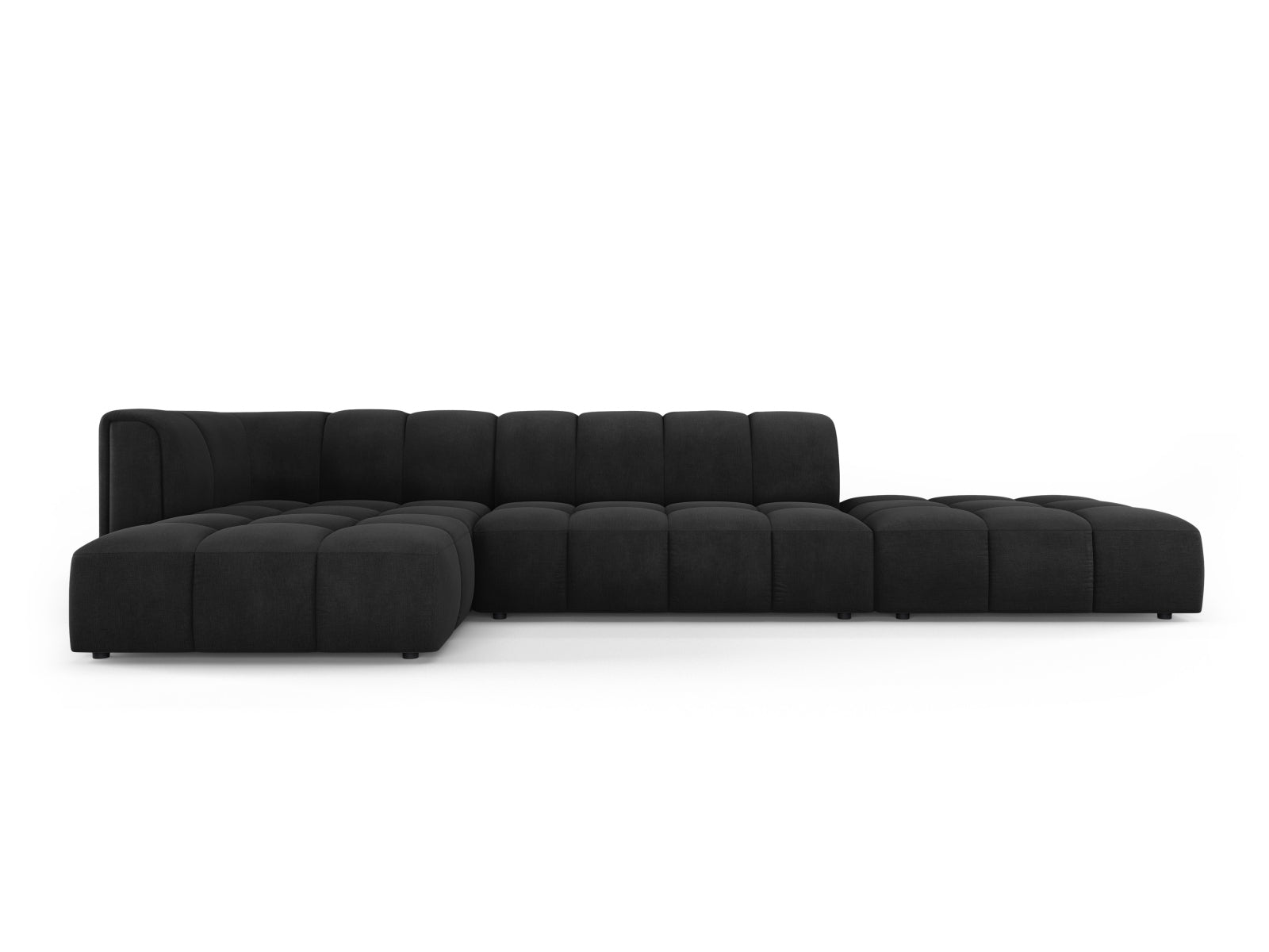 Stylisches 5-Sitzer Ecksofa Moritz in linker Ausführung, perfekt für entspannte Abende und vielseitige Wohnraumgestaltung von Cosmopolitan Design.