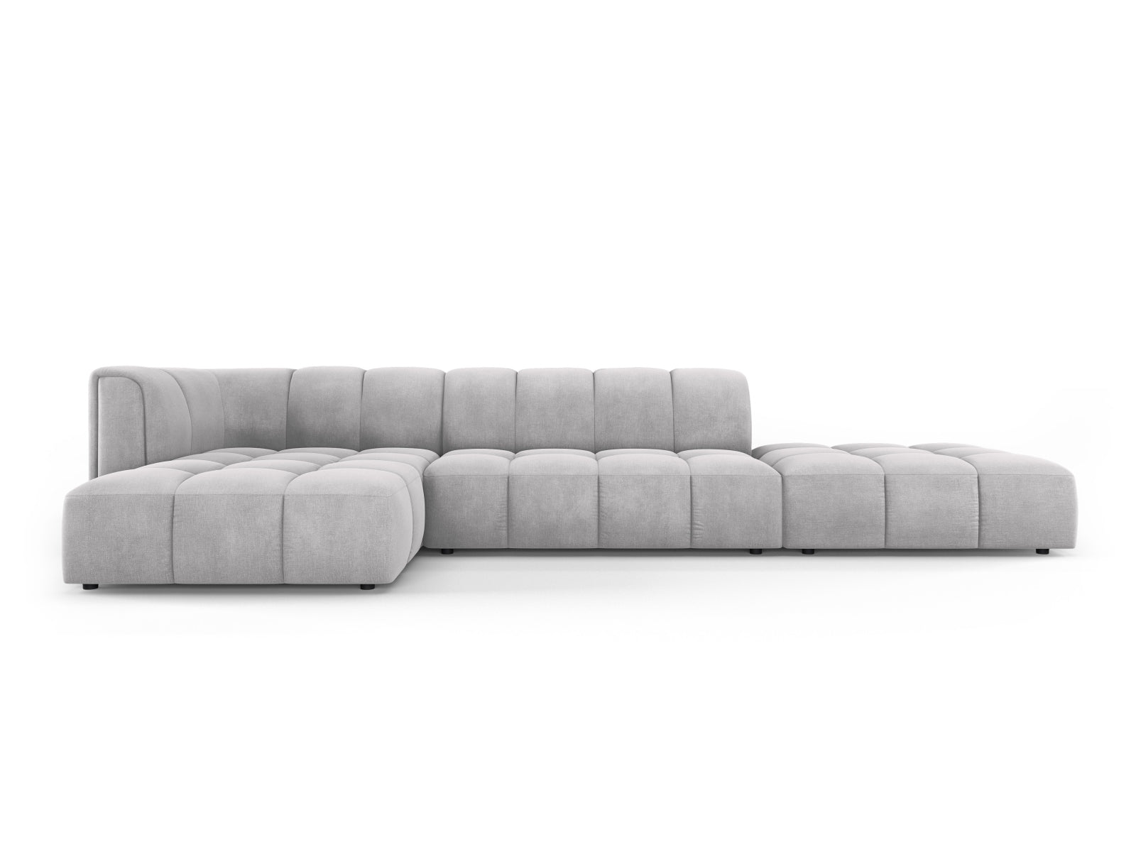 Elegantes 5-Sitzer Ecksofa Moritz mit modularer Bauweise, perfekt für entspannte Abende und stilvolle Einrichtungsideen.
